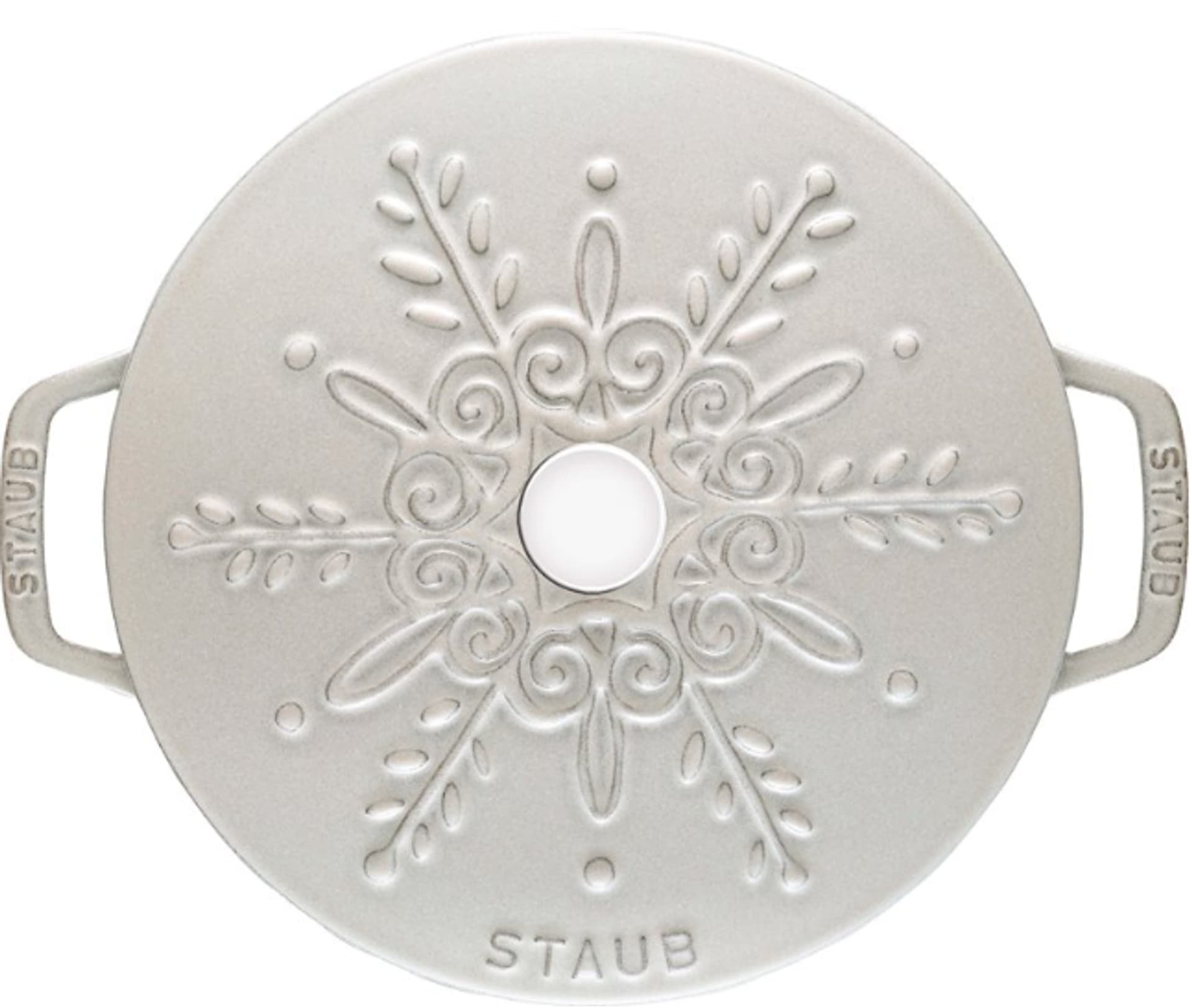 

Garnek żeliwny okrągły snowflake STAUB 40506-548-0 - biały 3.6 ltr