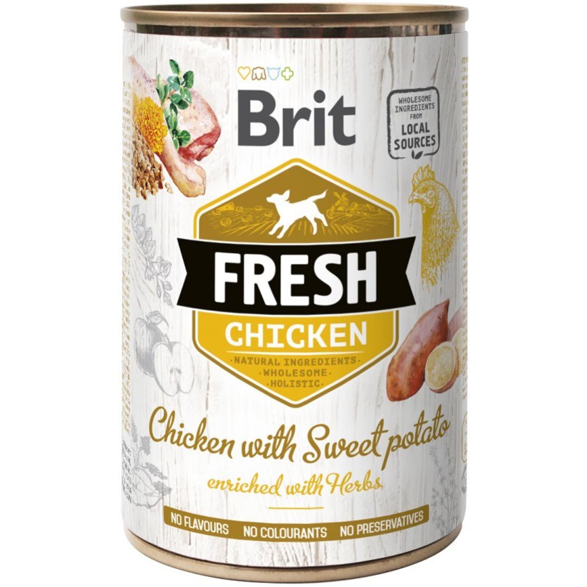 

Brit Fresh Chicken&Sweet Potatoe 400g