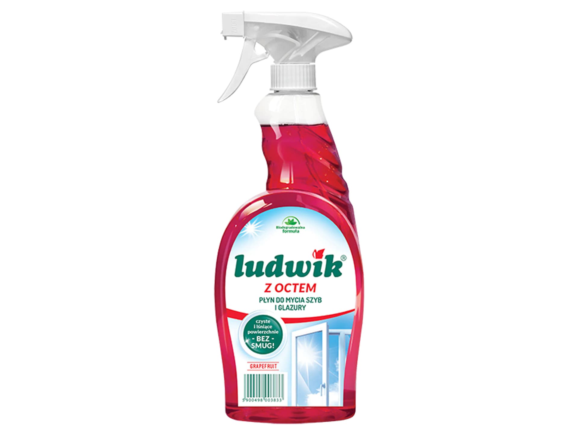 

Płyn do szyb i glazury LUDWIK 750ml grapefruit z octem