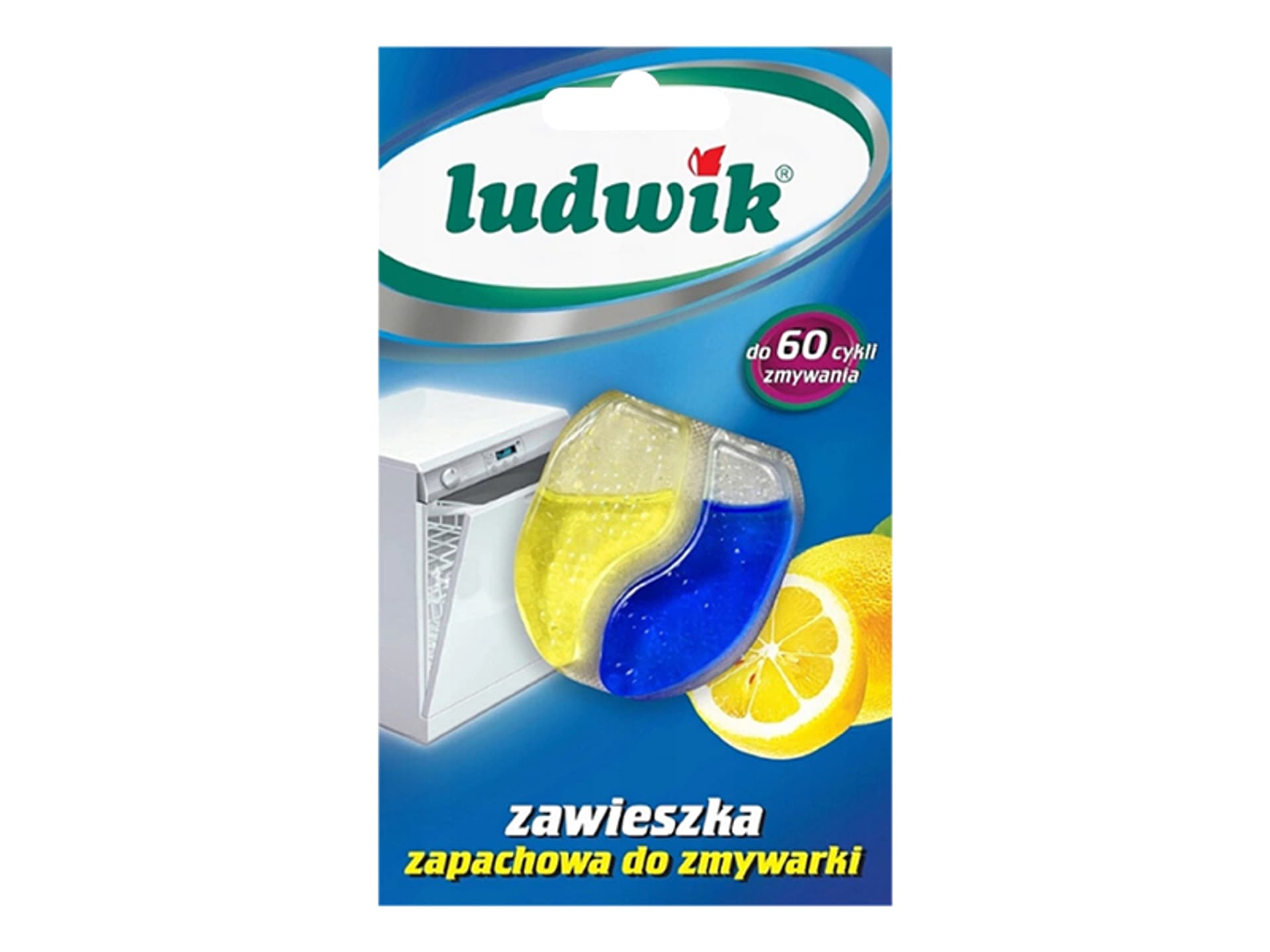 

Zawieszka zapachowa do zmywarki 6.6ml Cytrynowy 177033 LUDWIK
