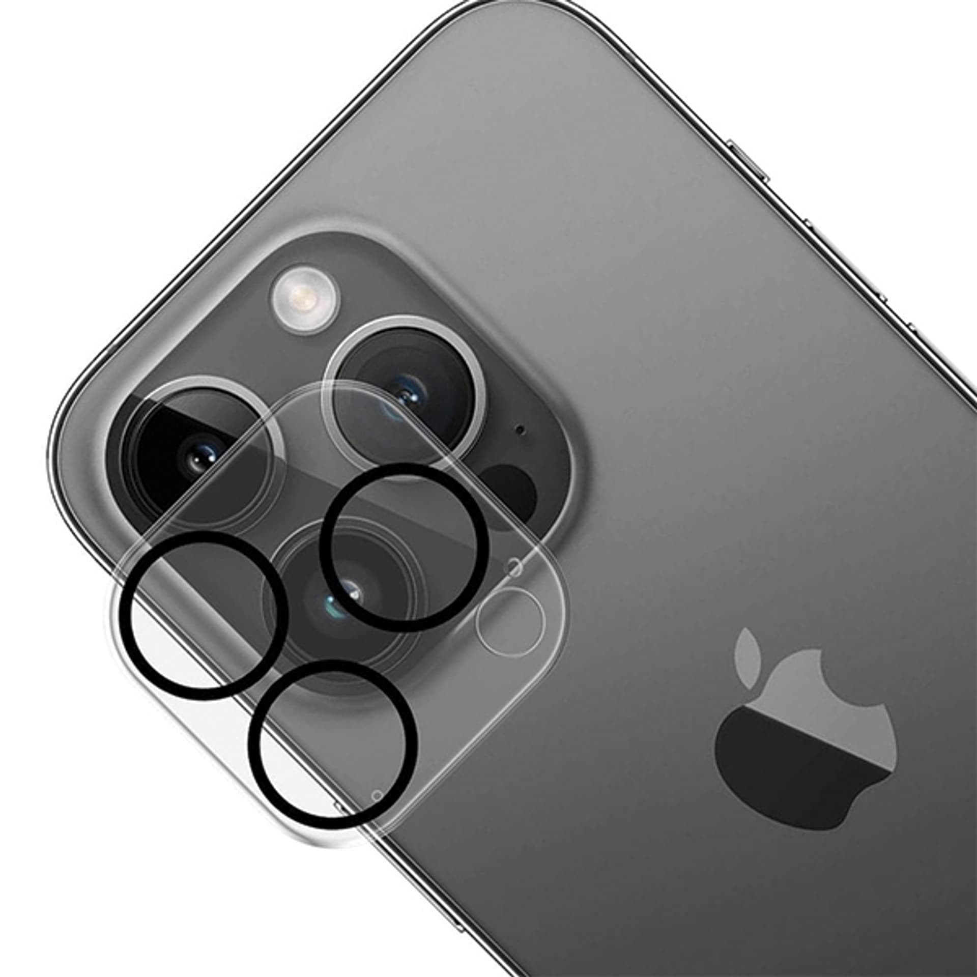 

3MK Lens Pro Full Cover iPhone 12 Pro Max Szkło hartowane na obiektyw aparatu z ramką montażową 1szt