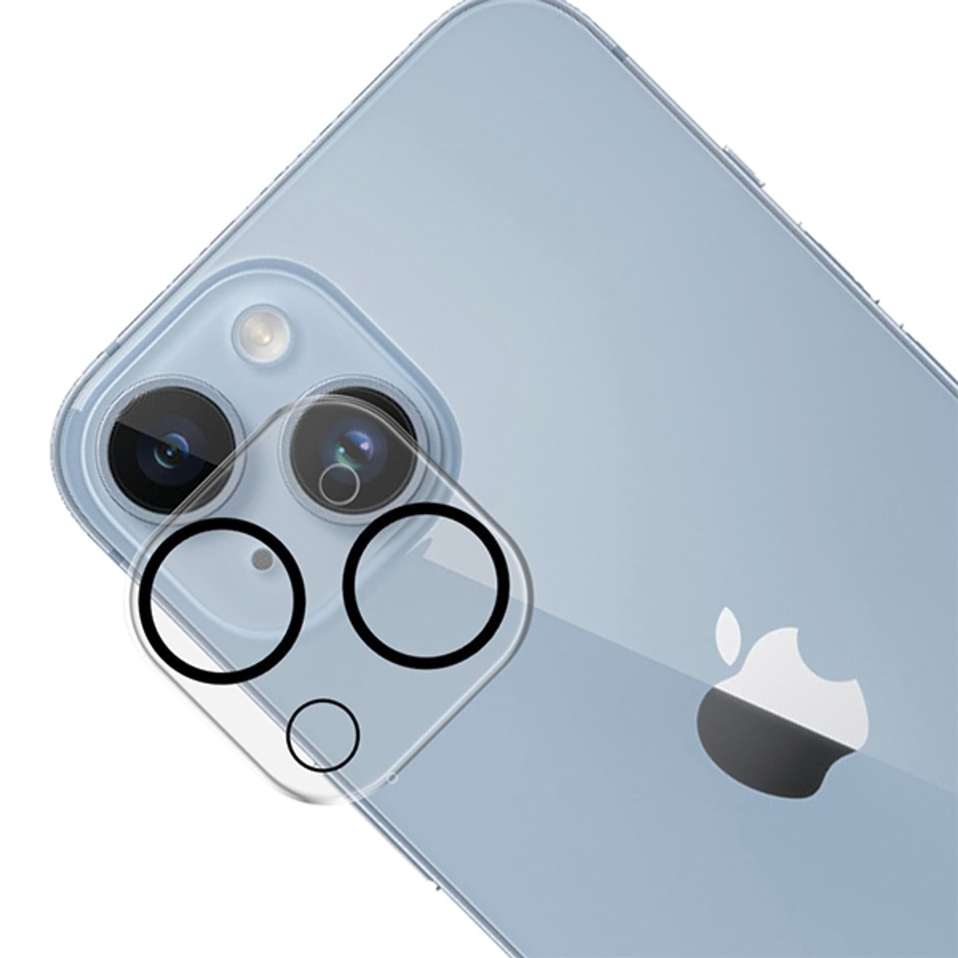 

3MK Lens Pro Full Cover iPhone 14/14 Plus Szkło Hartowane na obiektyw aparatu z ramką montażową 1szt