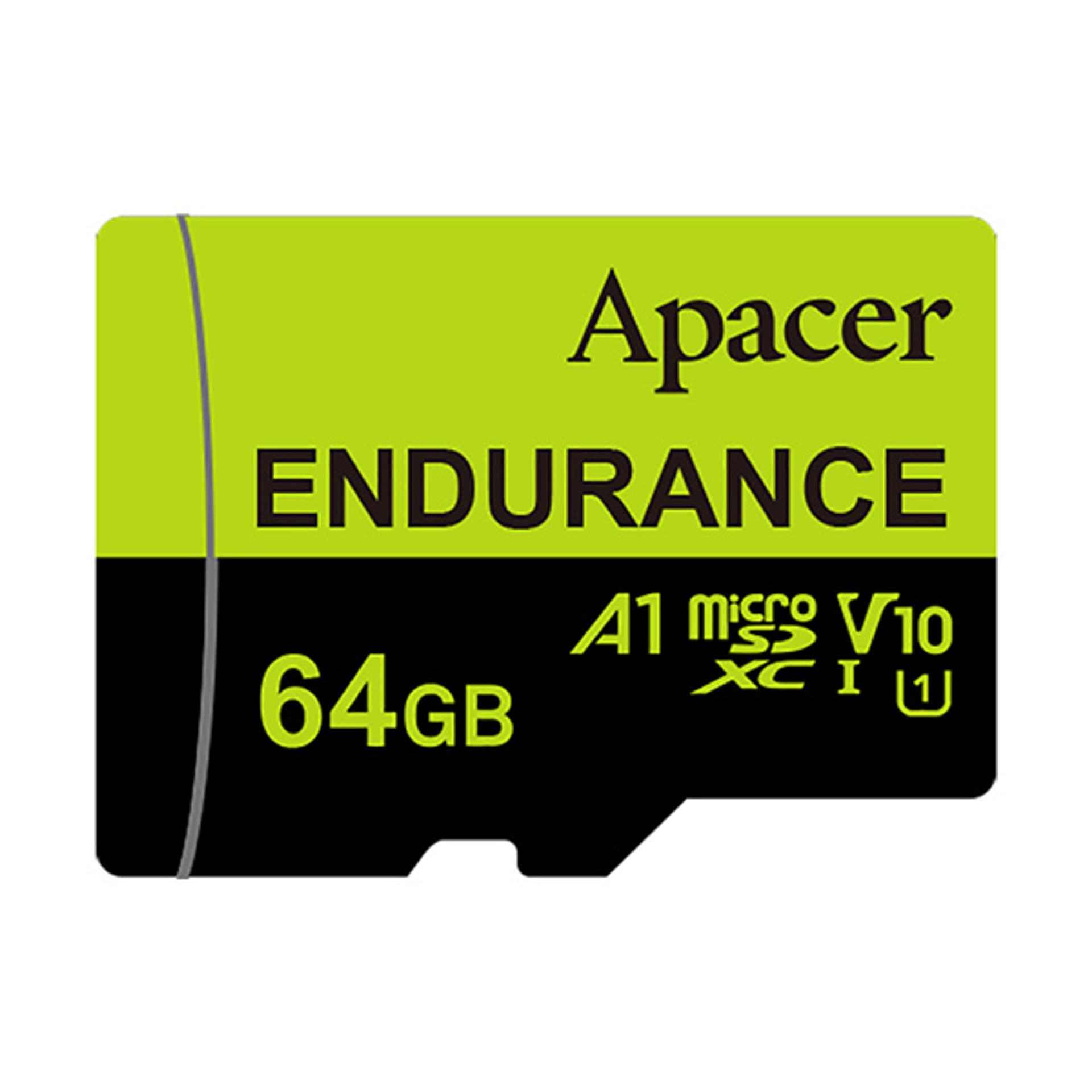 

Apacer Karta pamięci Endurance, 64GB, micro SDXC, AP64GEDM0D05-R, UHS-I U3 (Class 10), V30, A1, Class 10)/v30/a