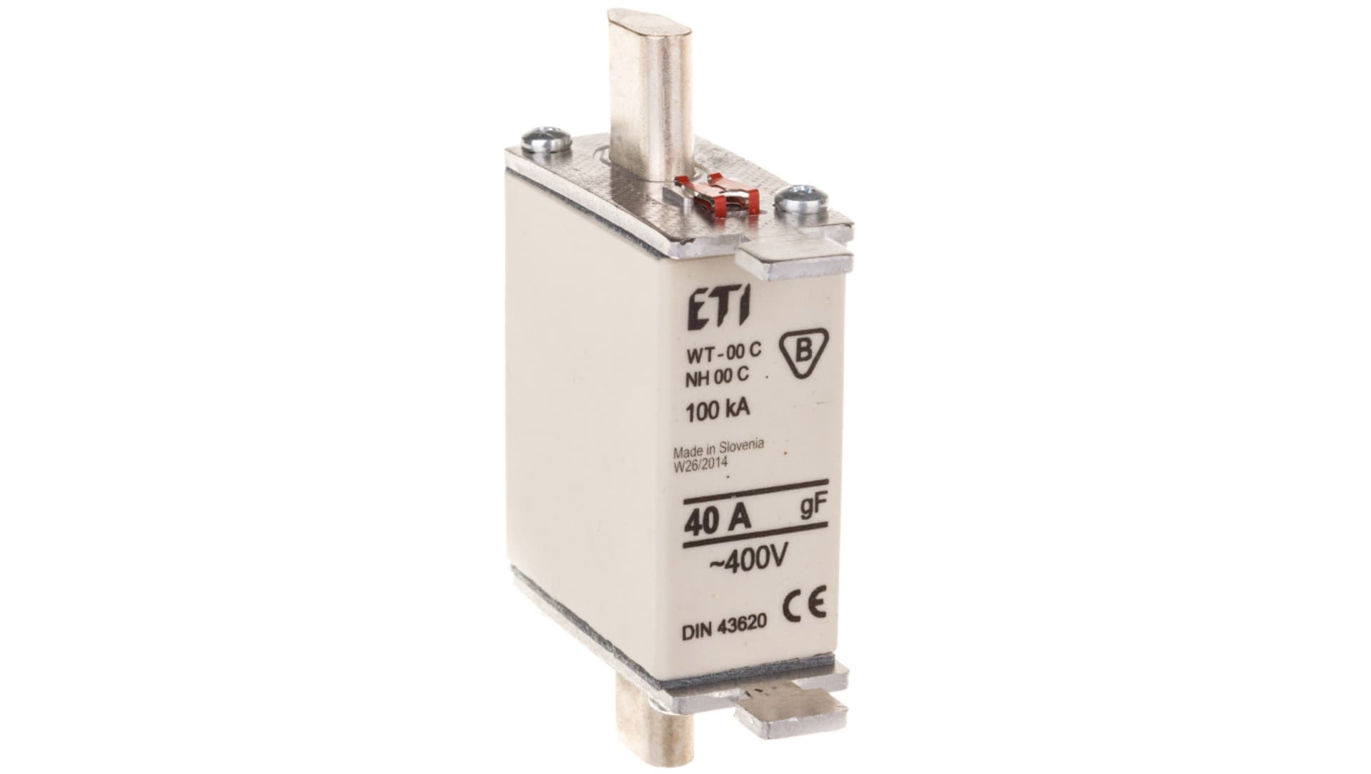 

Wkładka bezpiecznikowa NH000 40A gF 400V 004119203