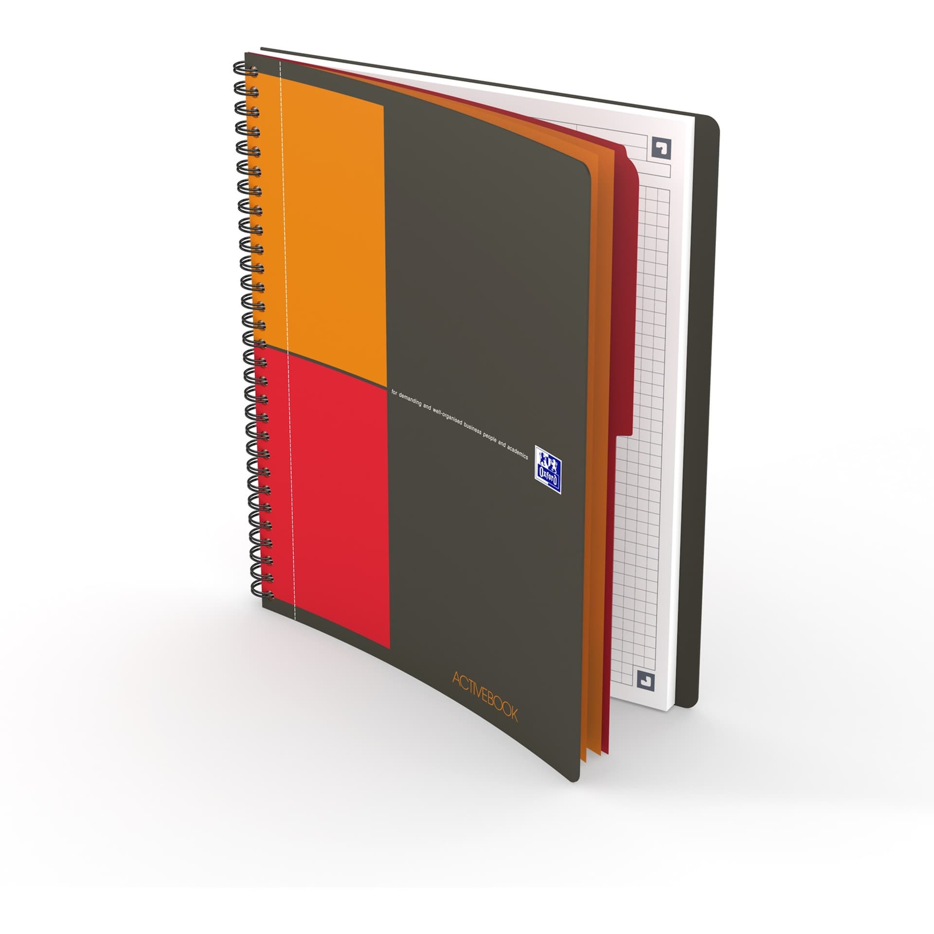 

Kołonotatnik B5 80k. kratka OXFORD Activebook international 400080786