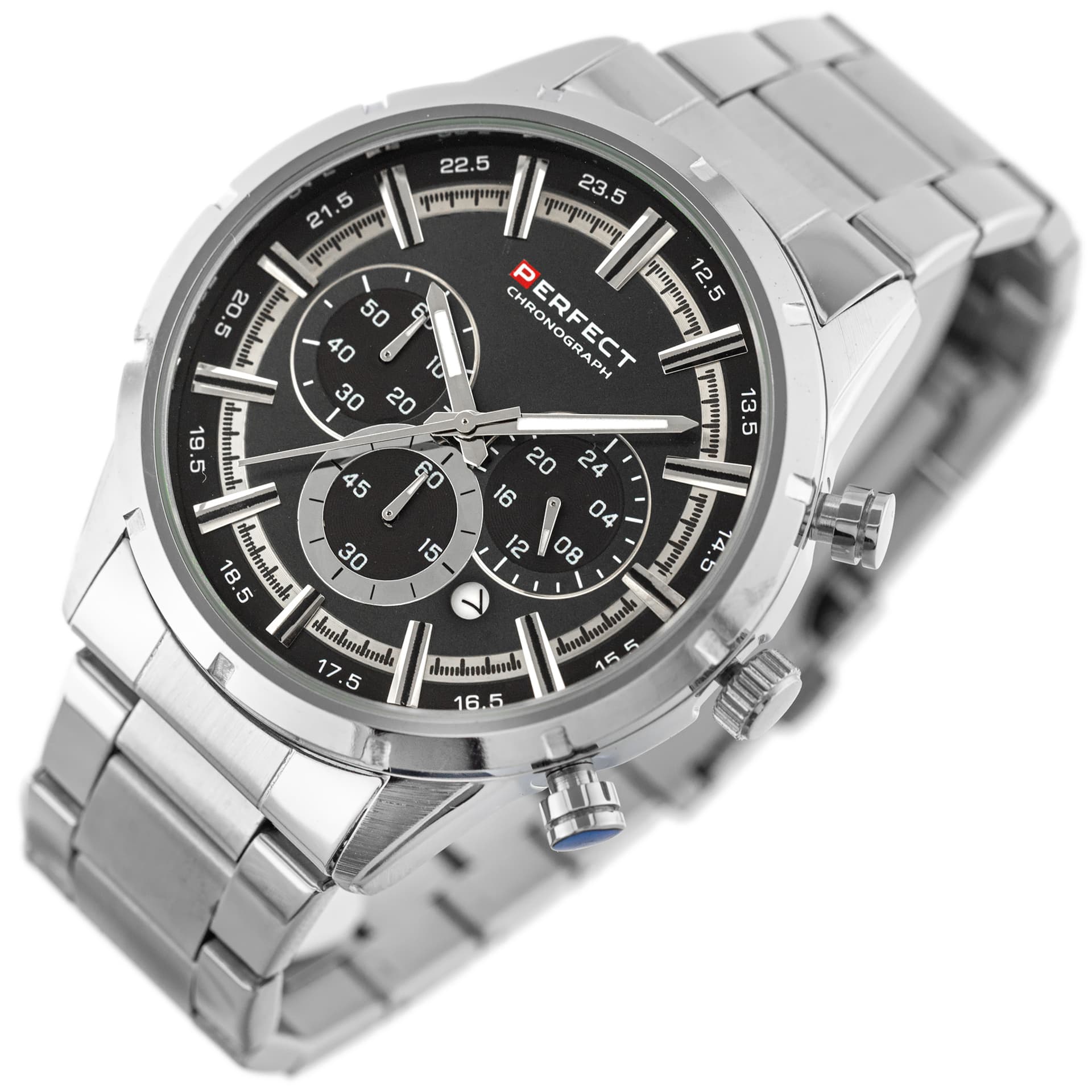 

ZEGAREK MĘSKI PERFECT M507CH - CHRONOGRAF (zp378b) + BOX, Zp378b) + bo