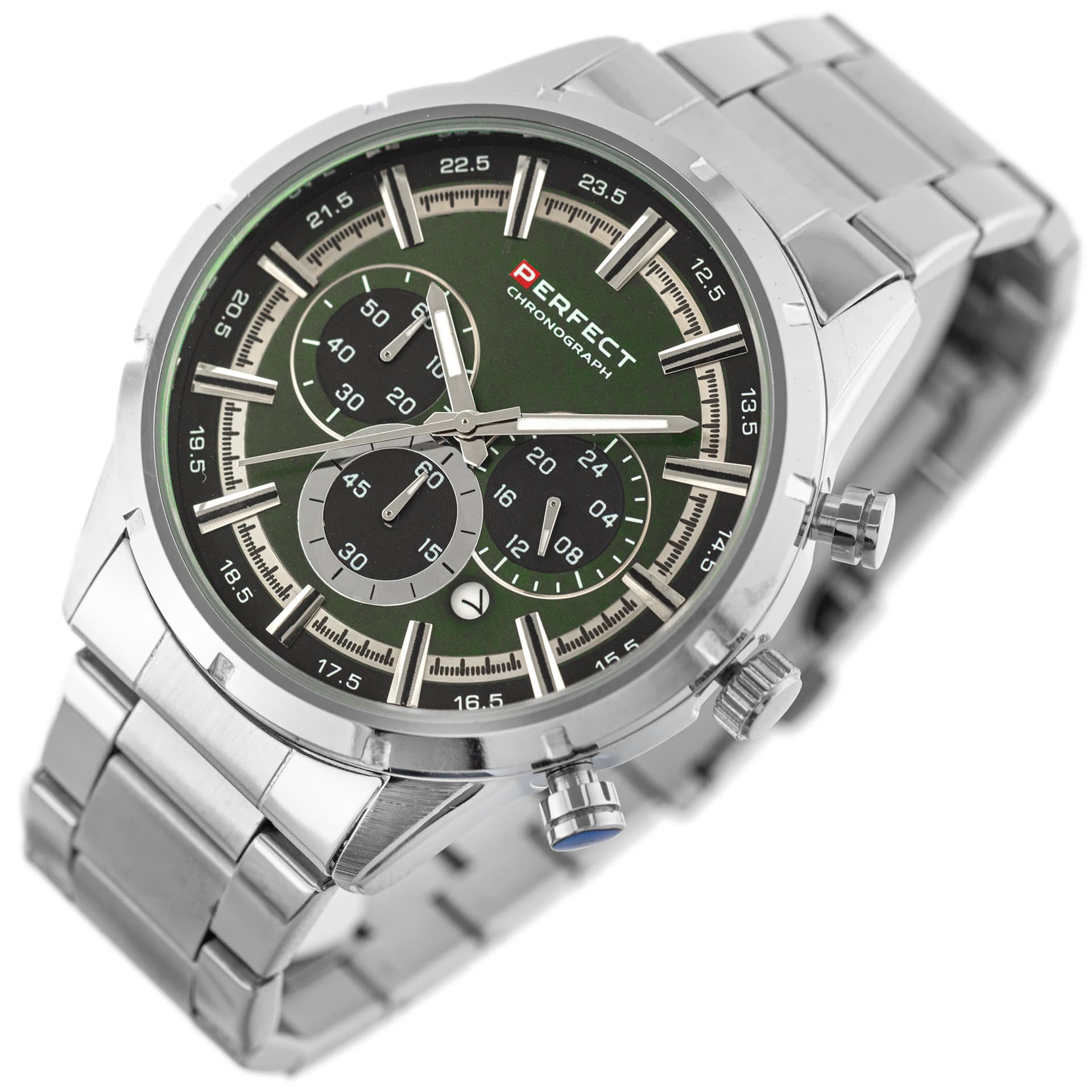 

ZEGAREK MĘSKI PERFECT M507CH - CHRONOGRAF (zp378d) + BOX, Zp378d) + bo