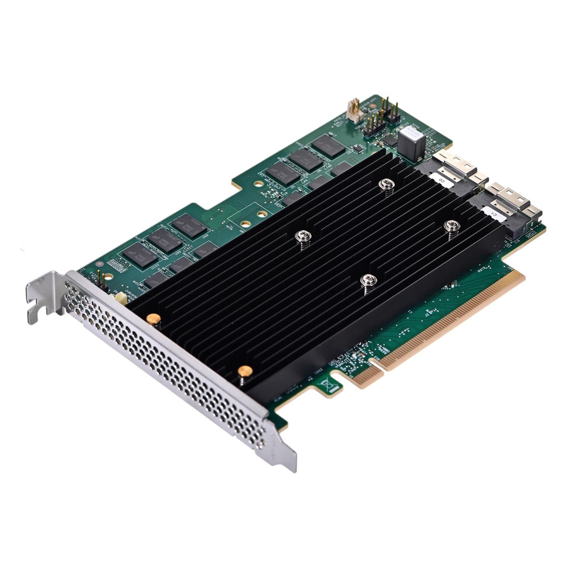 

Broadcom MegaRAID 9670-24i 24Gb/s SAS/SATA/NVMe 8GB PCIe 4.0 x8, 2 x8 SFF-8654