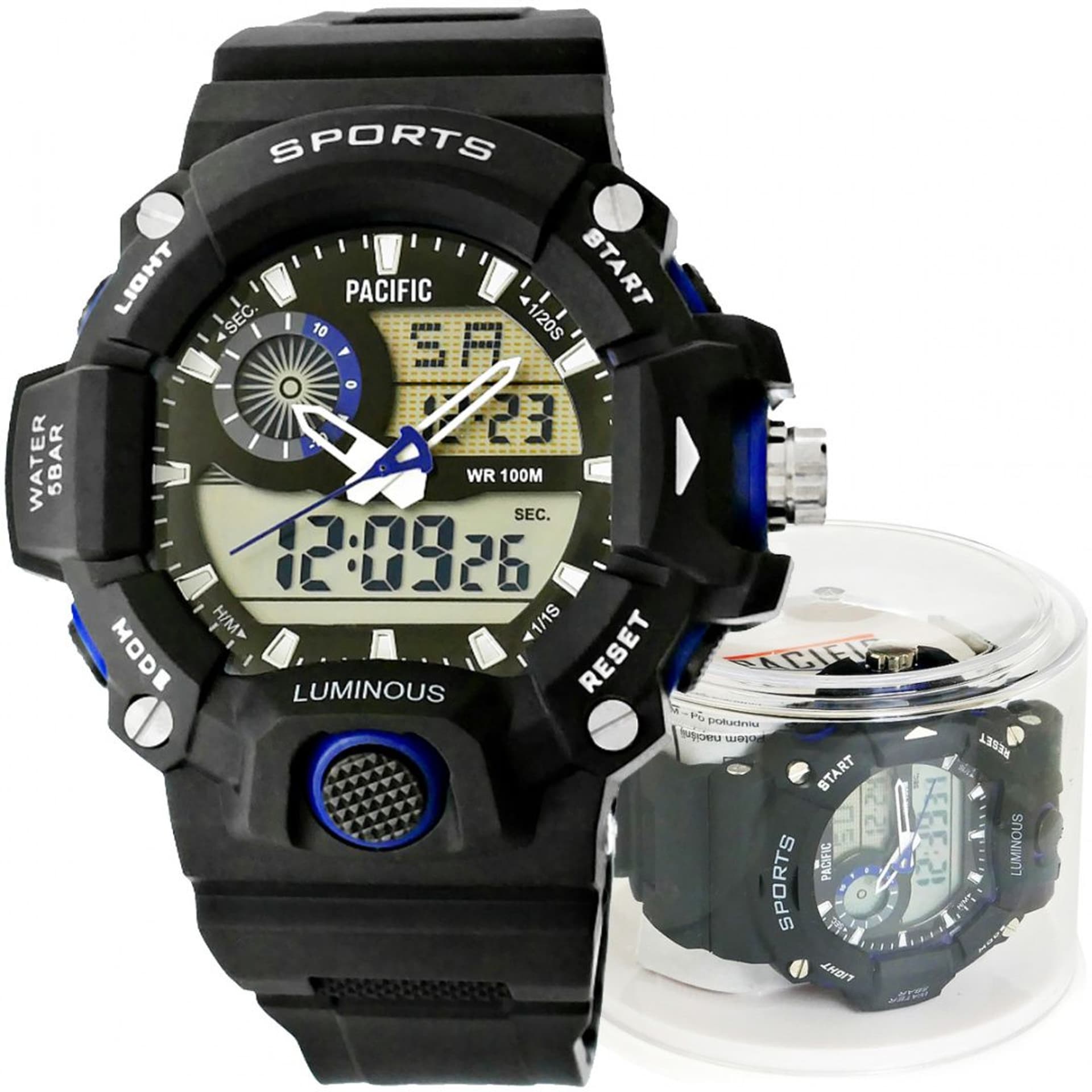 

Zegarek Męski Pacific 340AD-2 5BAR Unisex