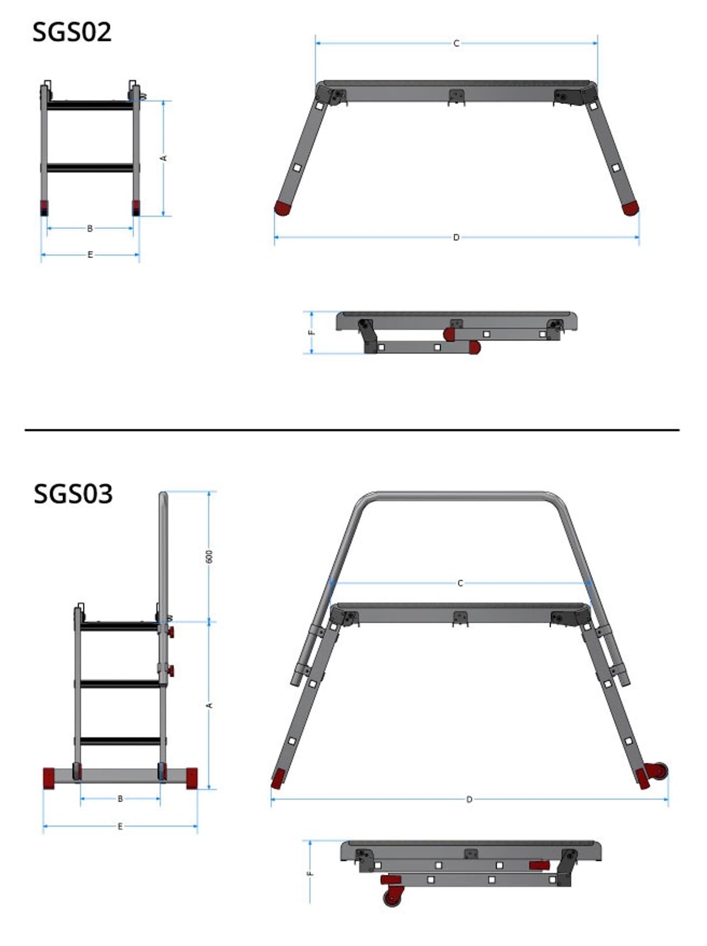 

SKŁADANA PLATFORMA ROBOCZA SGS2