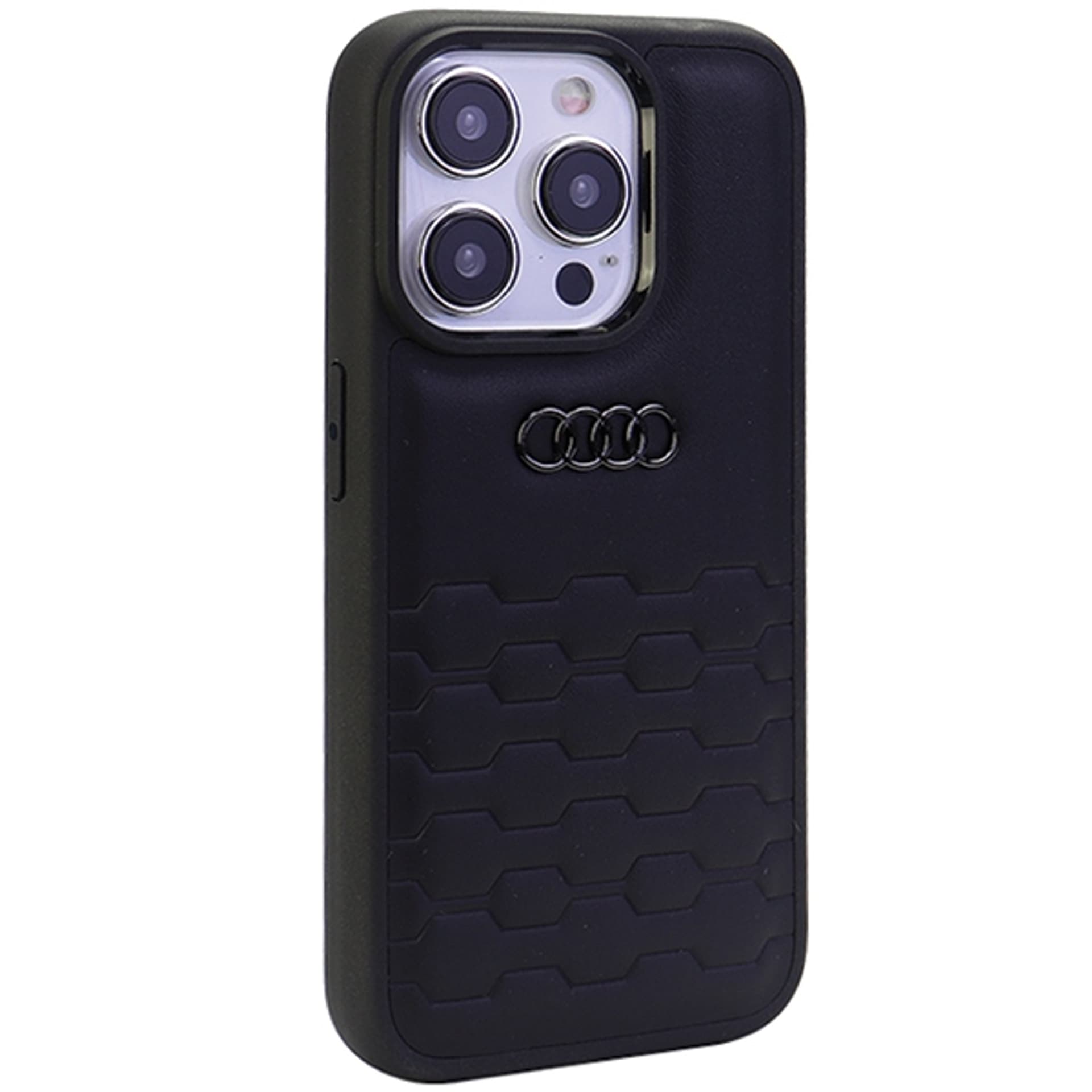 

Audi GT Synthetic Leather iPhone 15 Pro Max 6.7" czarny/black hardcase AU-TPUPCIP15PM-GT/D2-BK