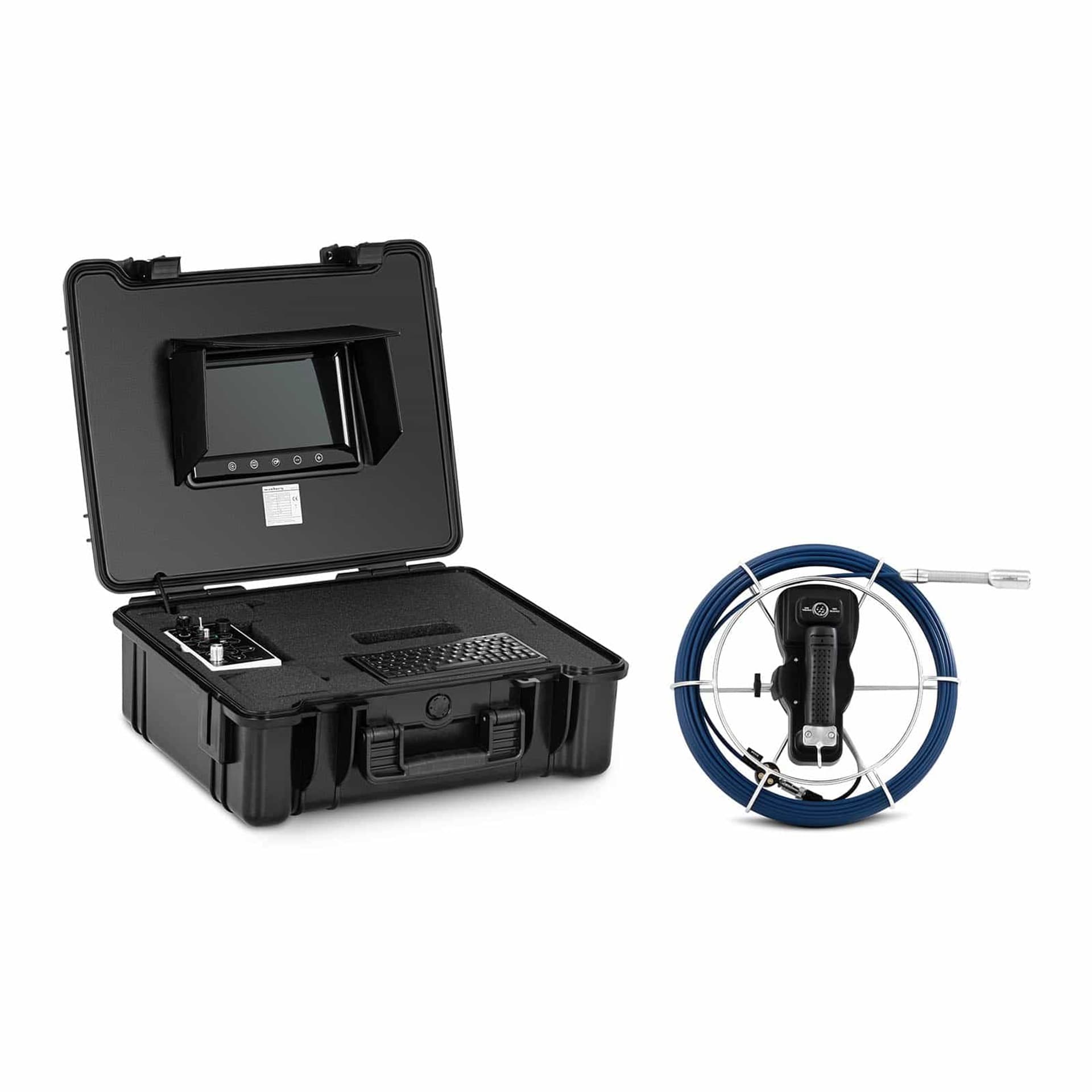

Endoskop kamera diagnostyczna inspekcyjna w walizce 12 LED TFT 9 cali SD 30 m