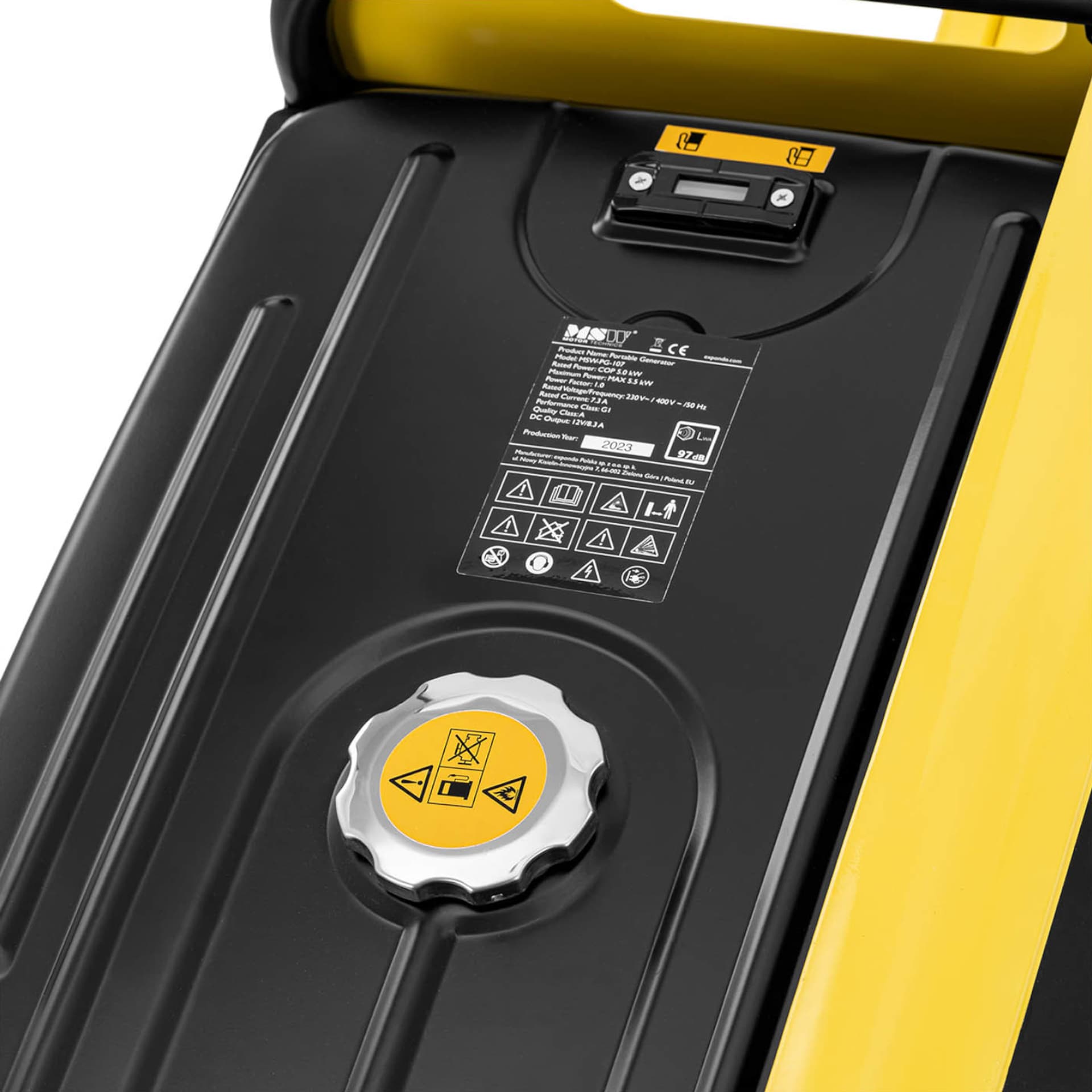 

Agregat prądotwórczy mobilny z rozrusznikiem AC 230-400V / DC 12V 5500W