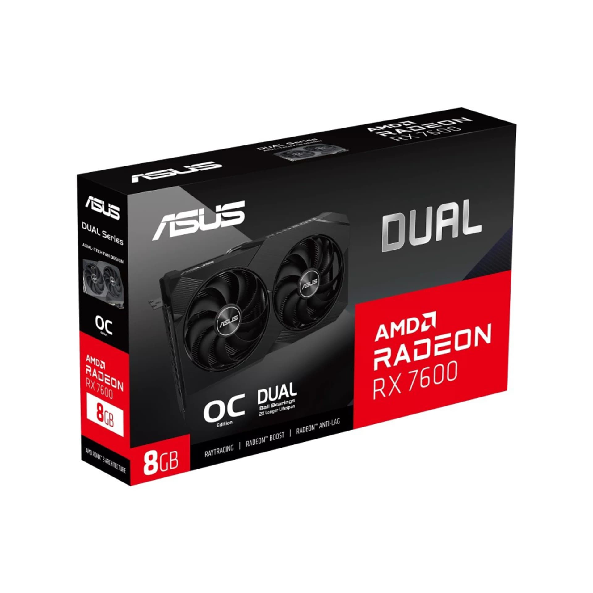 

Karta graficzna ASUS Radeon RX 7600 V2 Dual OC 8 GB GDDR6 DUAL-RX7600-O8G-V2