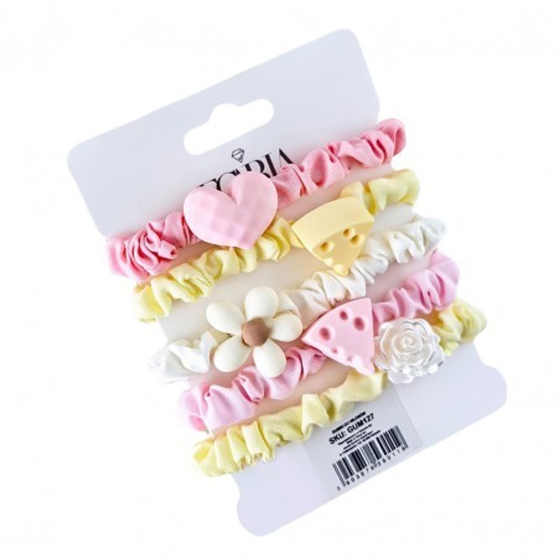 

Gumki - frotki do włosów typu "scrunchie" (G127) - 1op.-5szt, G127) - 1op.-5sz