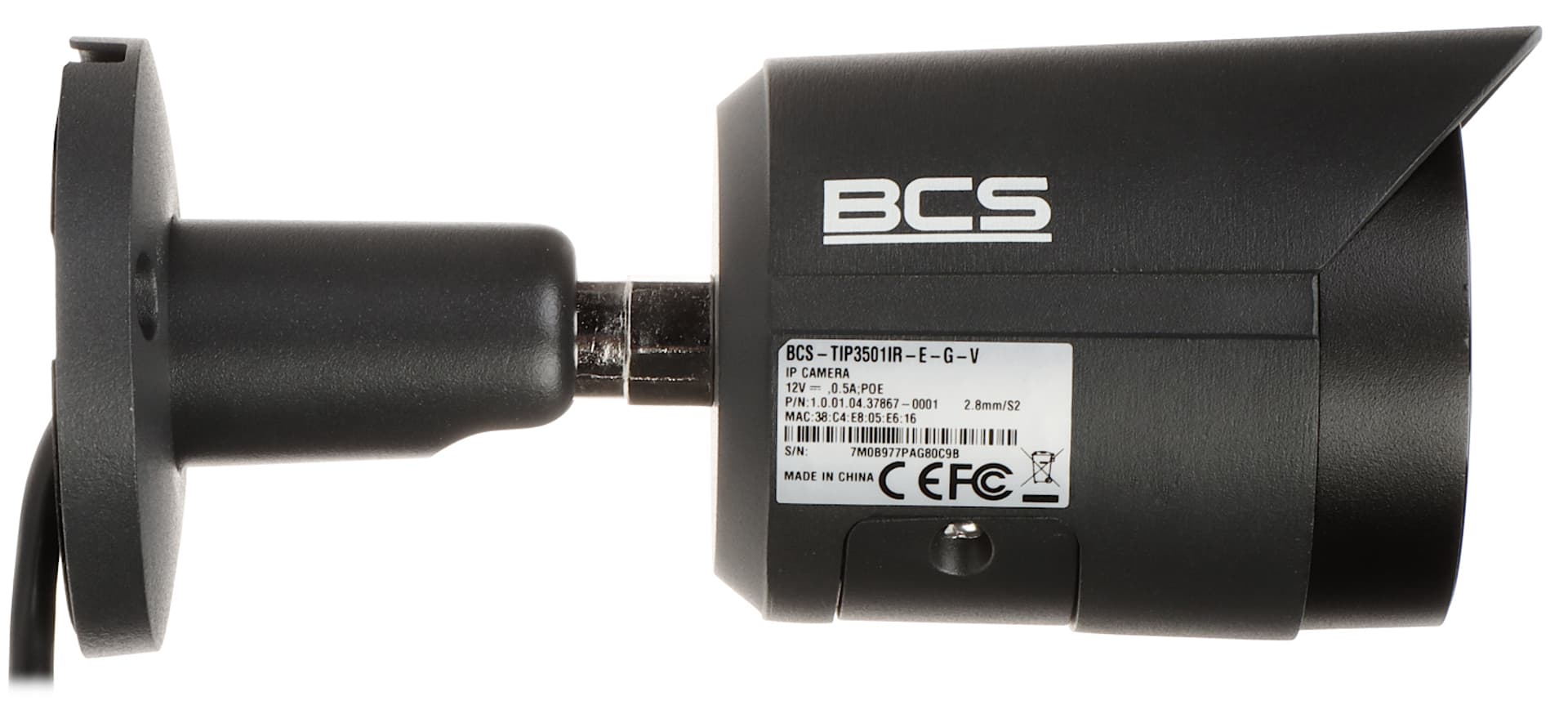 

KAMERA IP BCS-TIP3501IR-E-G-V 5 Mpx 2.8 mm BCS Line