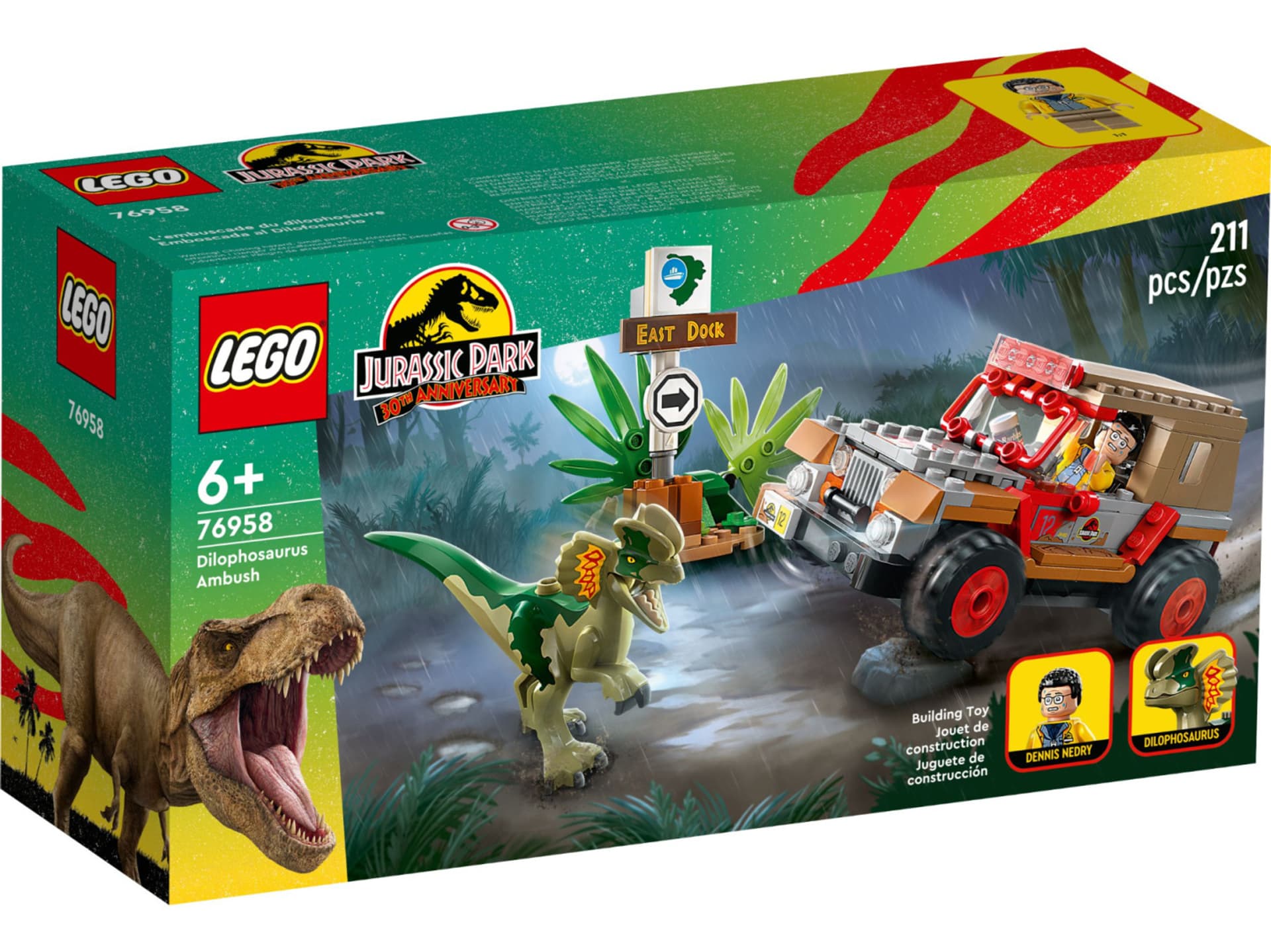 

LEGO Jurassic World Zasadzka na dilofozaura 76958