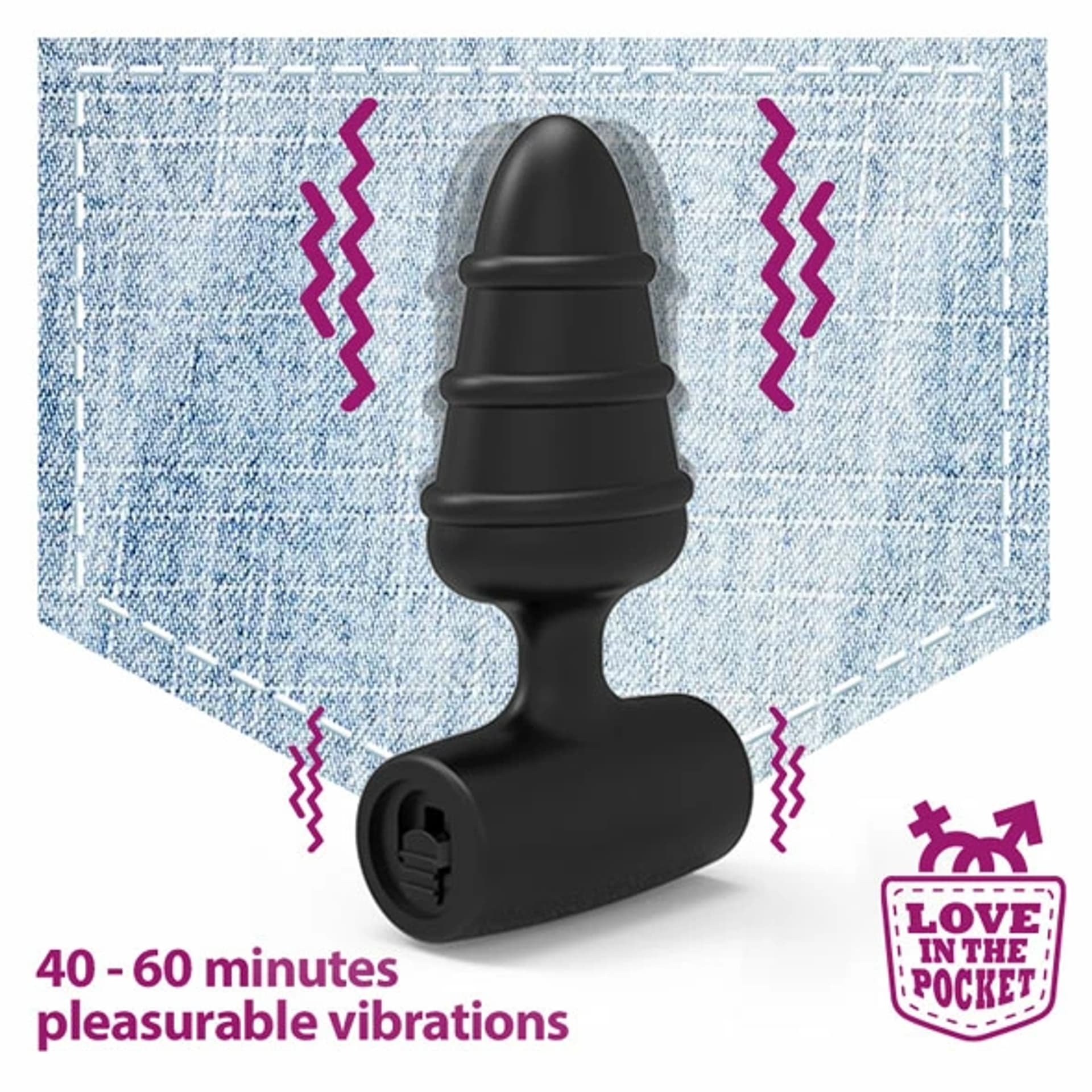 

Plug analny wibrujący - Love in the Pocket Love Plug