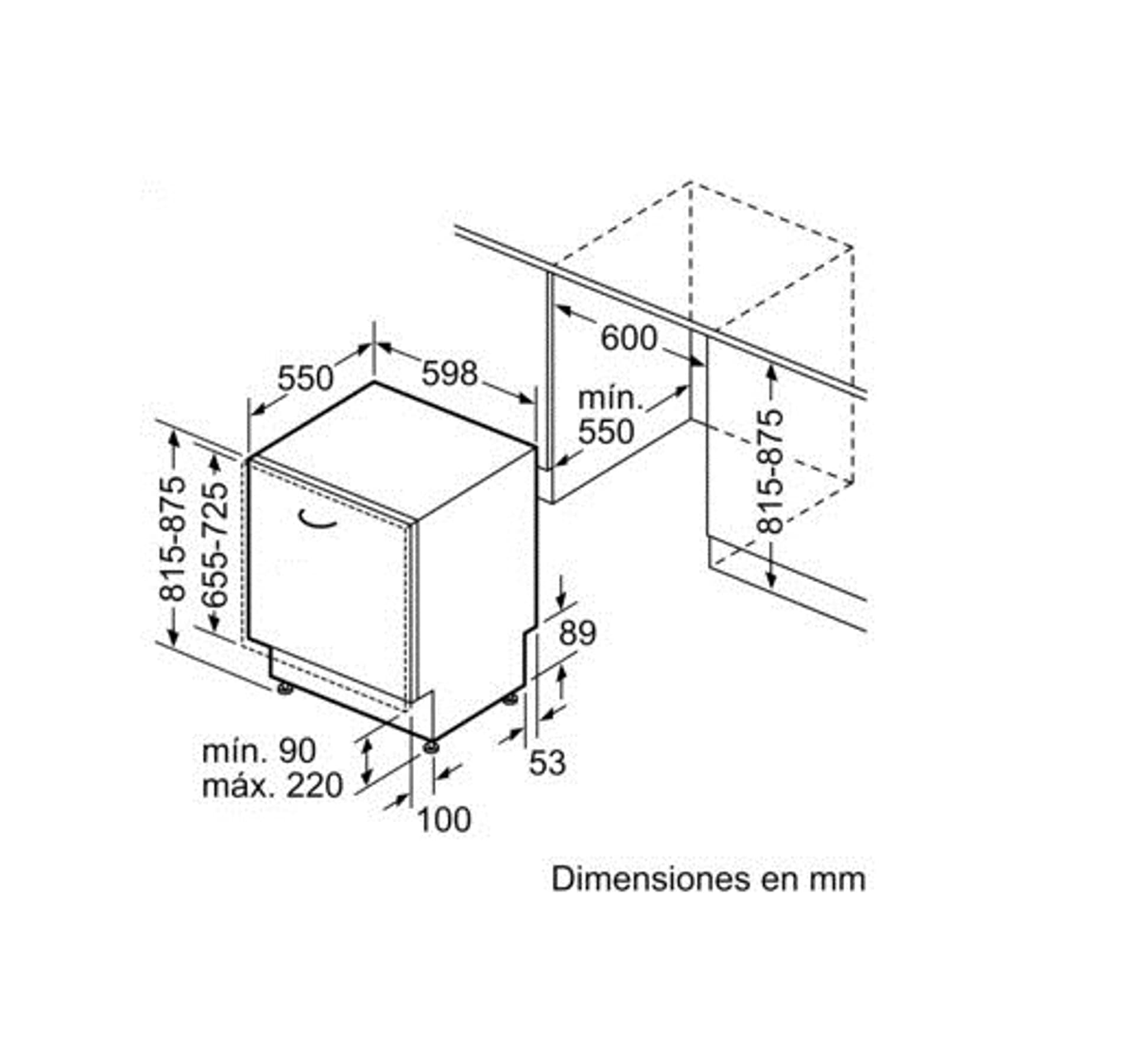 

Zmywarka do zabudowy SIEMENS SN63HX61CE