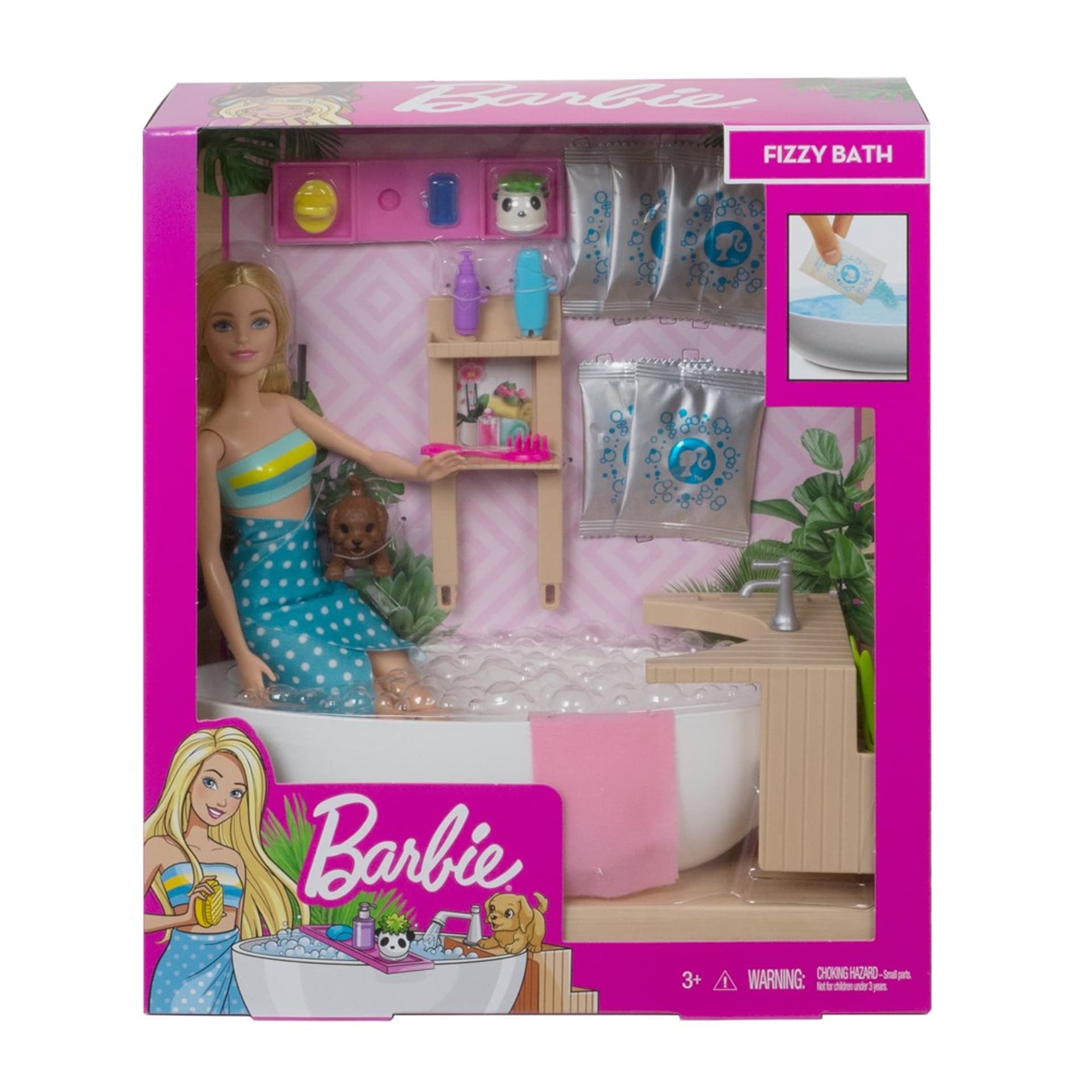 

Barbie Relaks w kąpieli zestaw + lalka