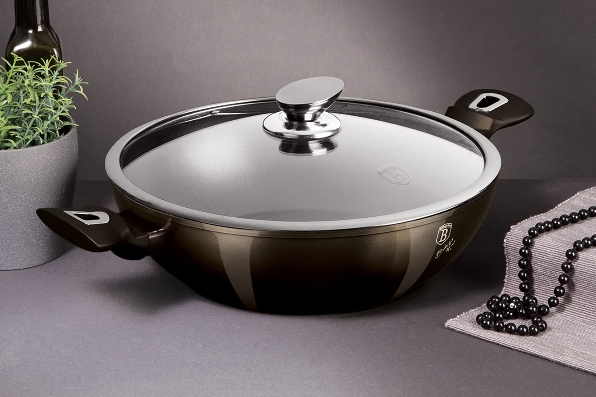 

WOK GRANITOWY 30cm BERLINGER HAUS BH-7115