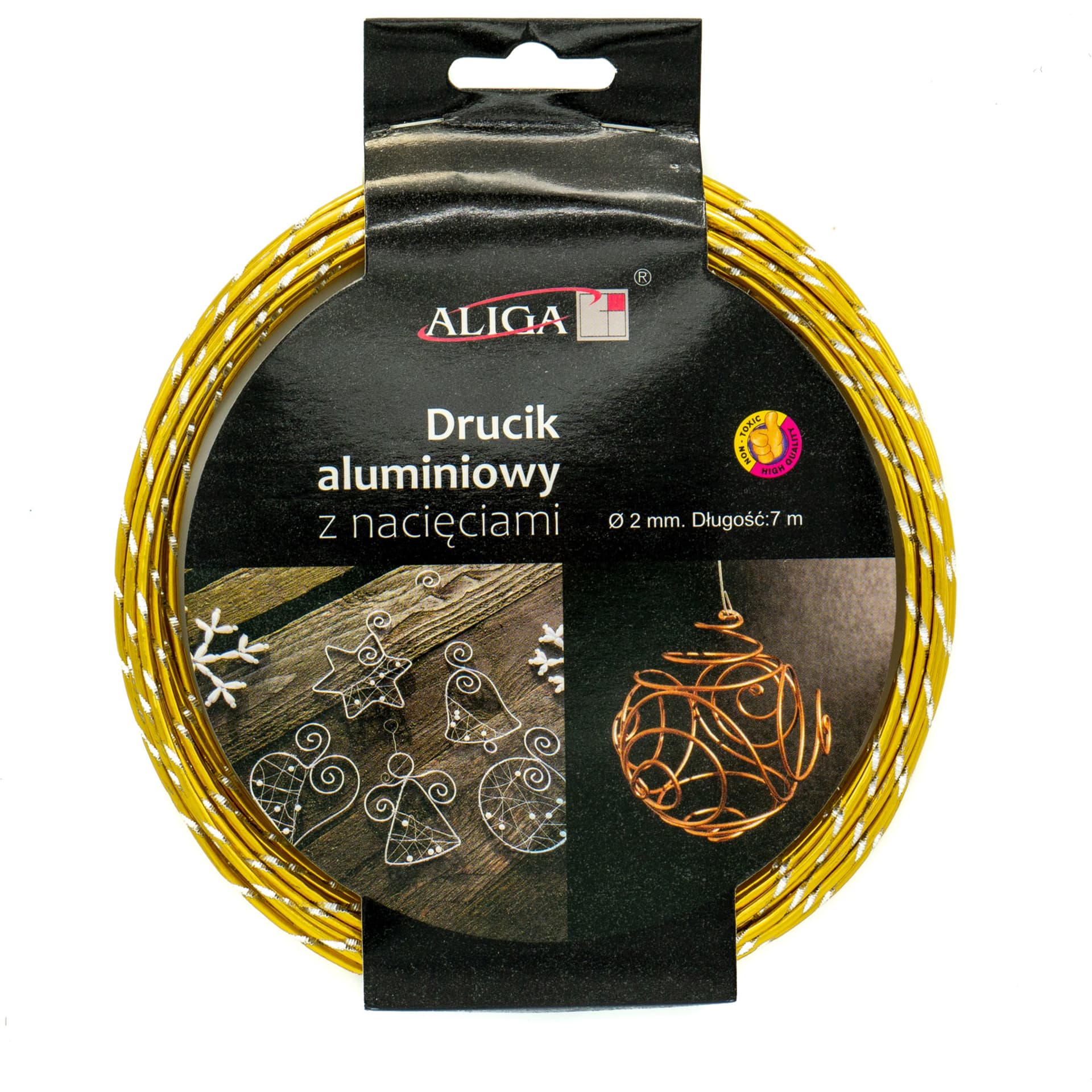 

Drucik aluminiowy złoty z nacięciami 2mmx7m DA-6822 ALIGA