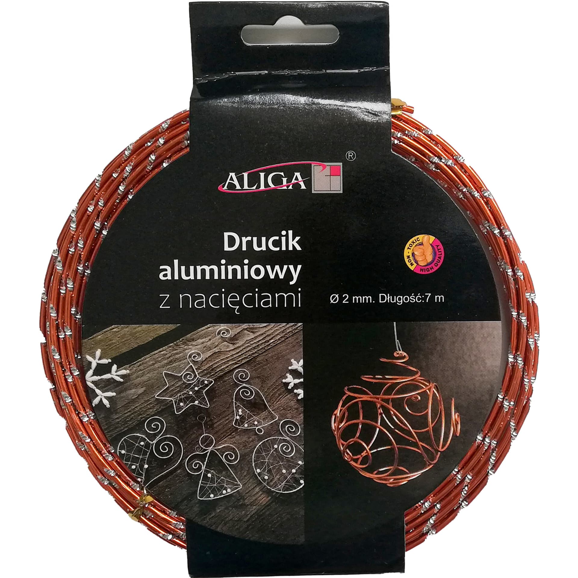 

Drucik aluminiowy miedziany z nacięciami 2mmx7m DA-6853 ALIGA