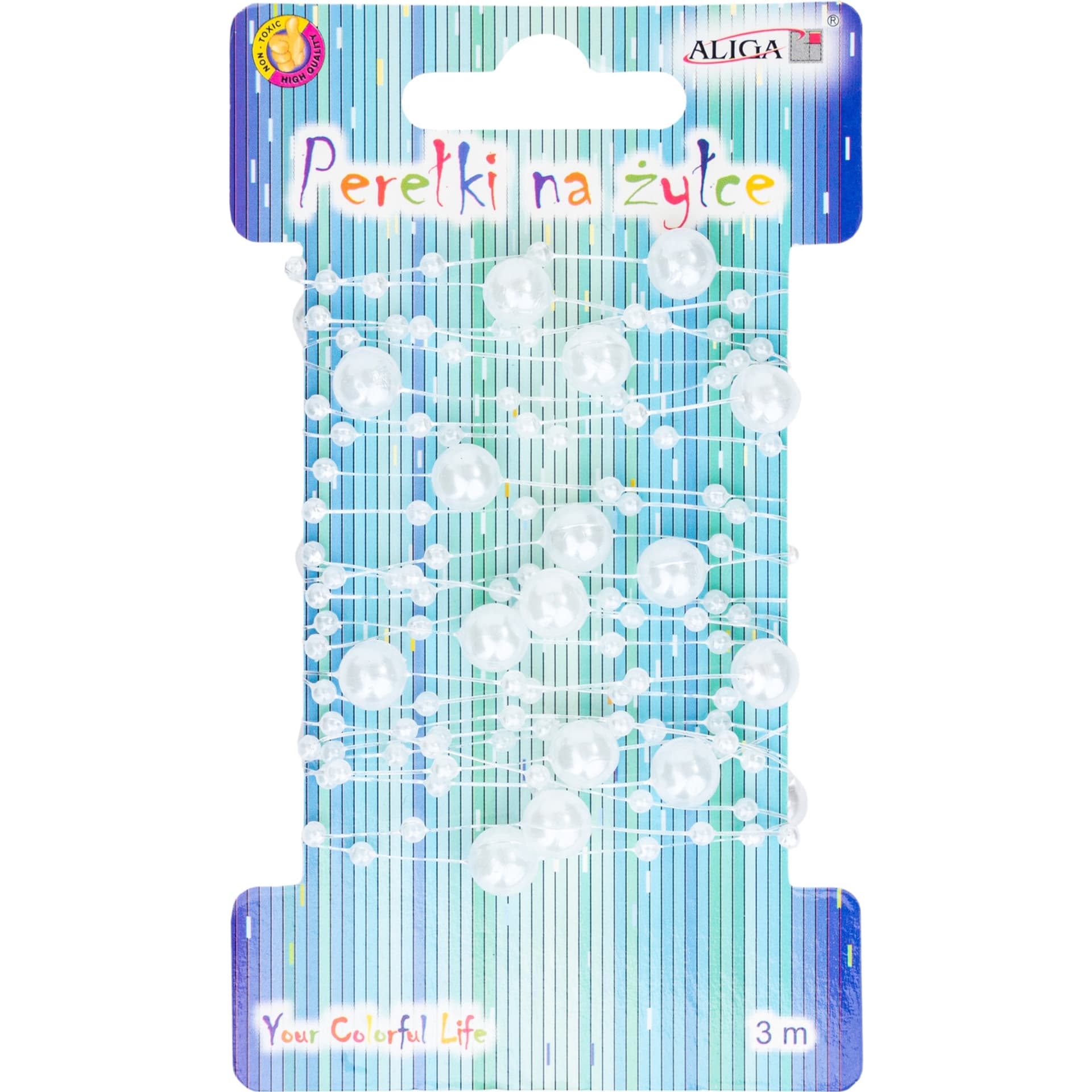 

Perełki na żyłce 3mm,8mm x 3m WSP-8688 ALIGA