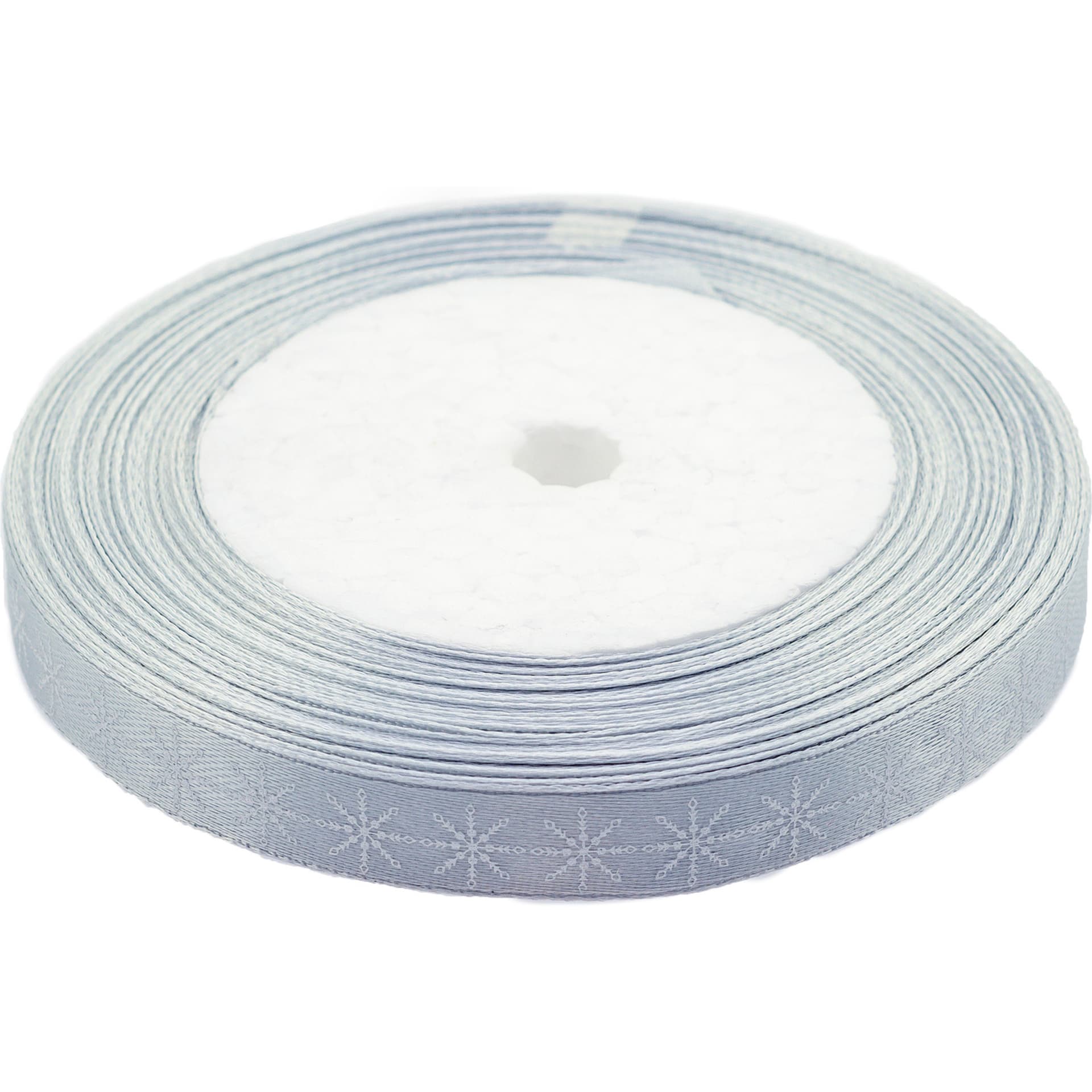 

Wstążka satynowa Boże Narodzenie 12mm/22m srebrna WSX12-3 BREWIS