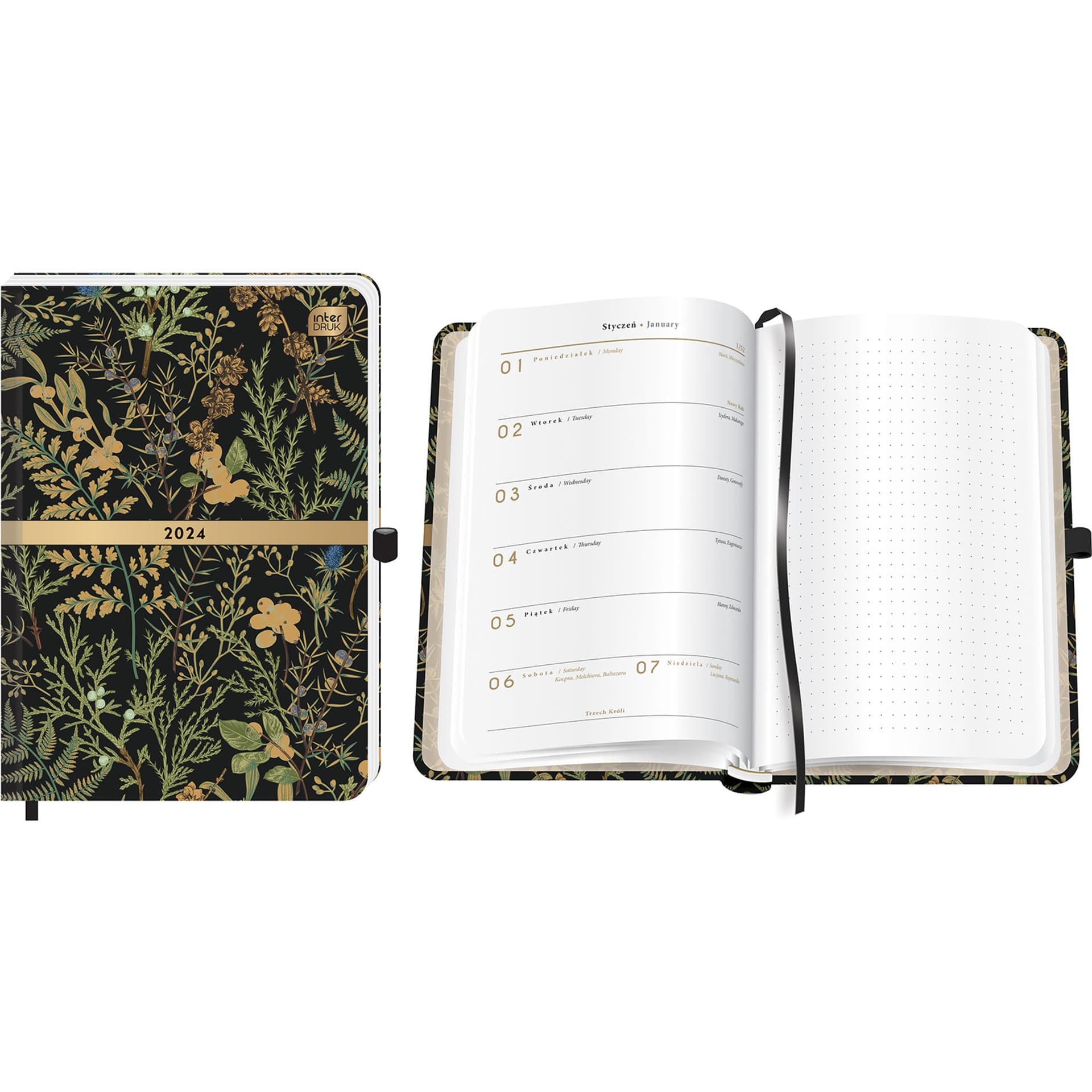 

Kalendarz książkowy A5 192 Met.Meadow INTERDRUK