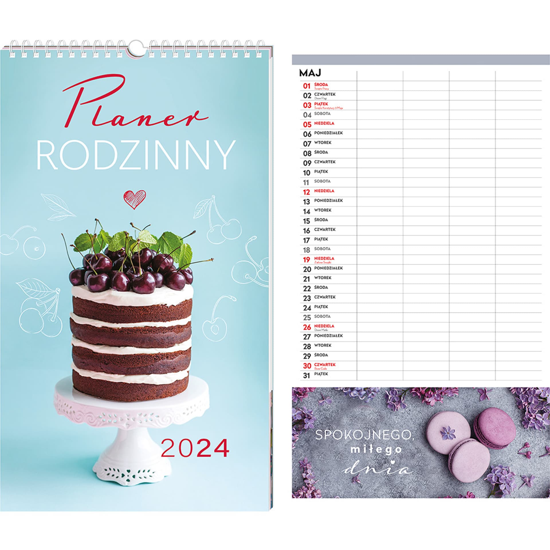

Kalendarz planszowy rodzinny 25x43 Smacznego INTERDRUK