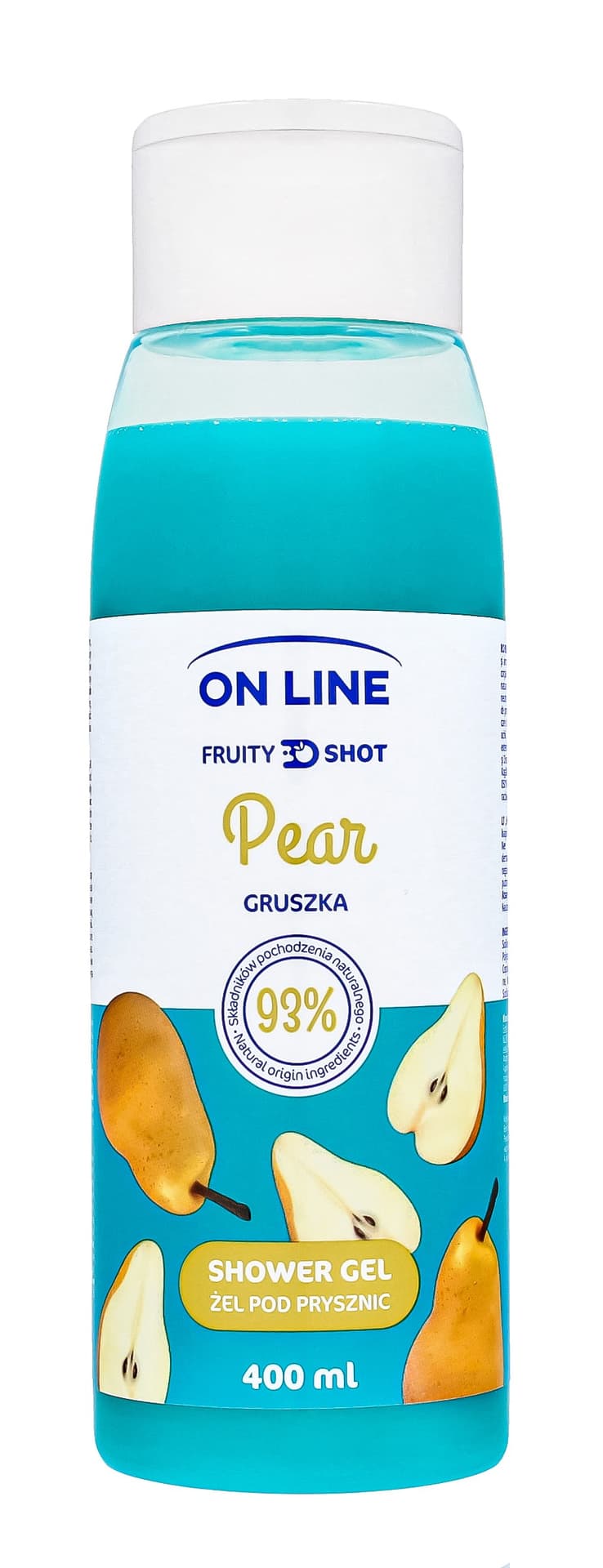 

On Line Fruity Shot Żel pod prysznic Pear (Gruszka) 400ml