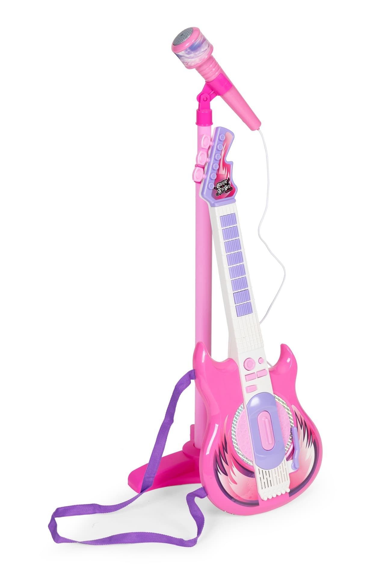 

Zestaw gitara elektryczna mikrofon statyw dla dzieci mp3
