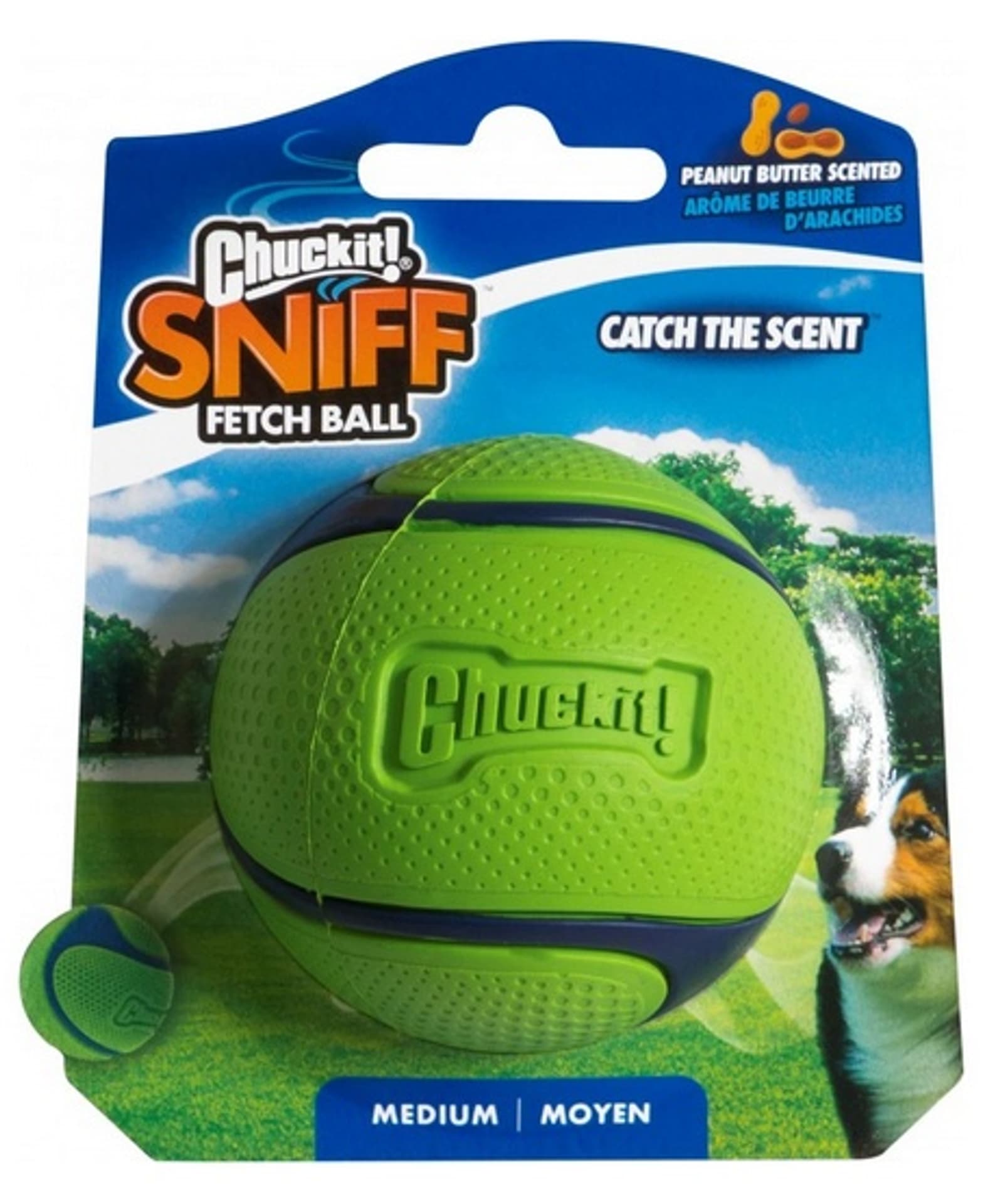 

Chuckit! Sniff Fetch Ball Peanut Butter Medium [33208]