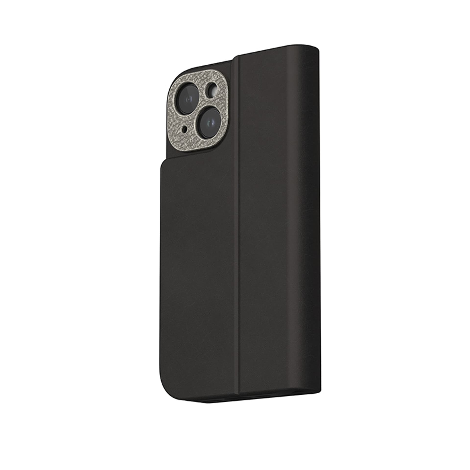 

Moshi Overture MagSafe - Skórzane etui 3w1 z klapką iPhone 15 (Midnight Black)