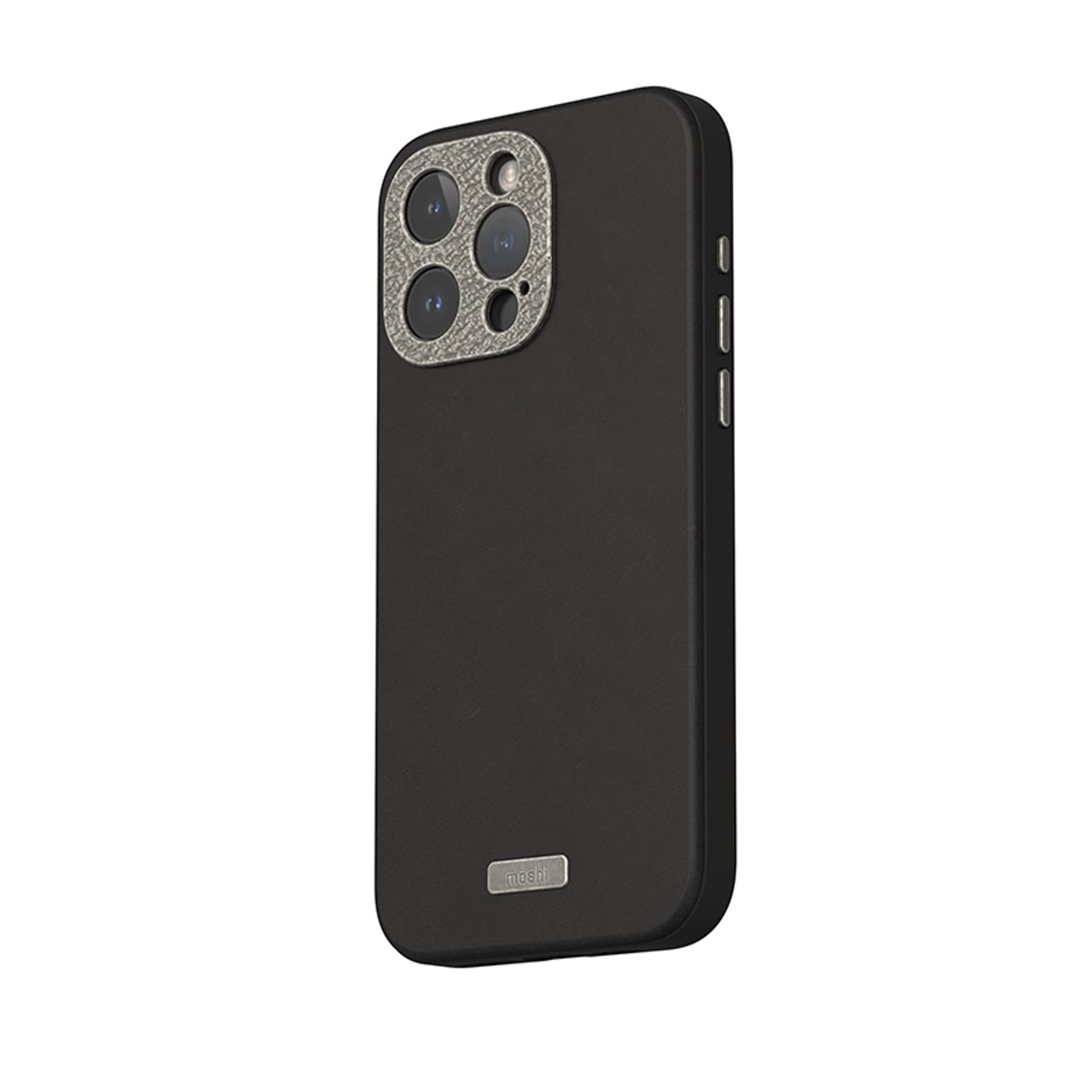 

Moshi Napa MagSafe - Skórzane etui iPhone 15 Pro (Midnight Black)