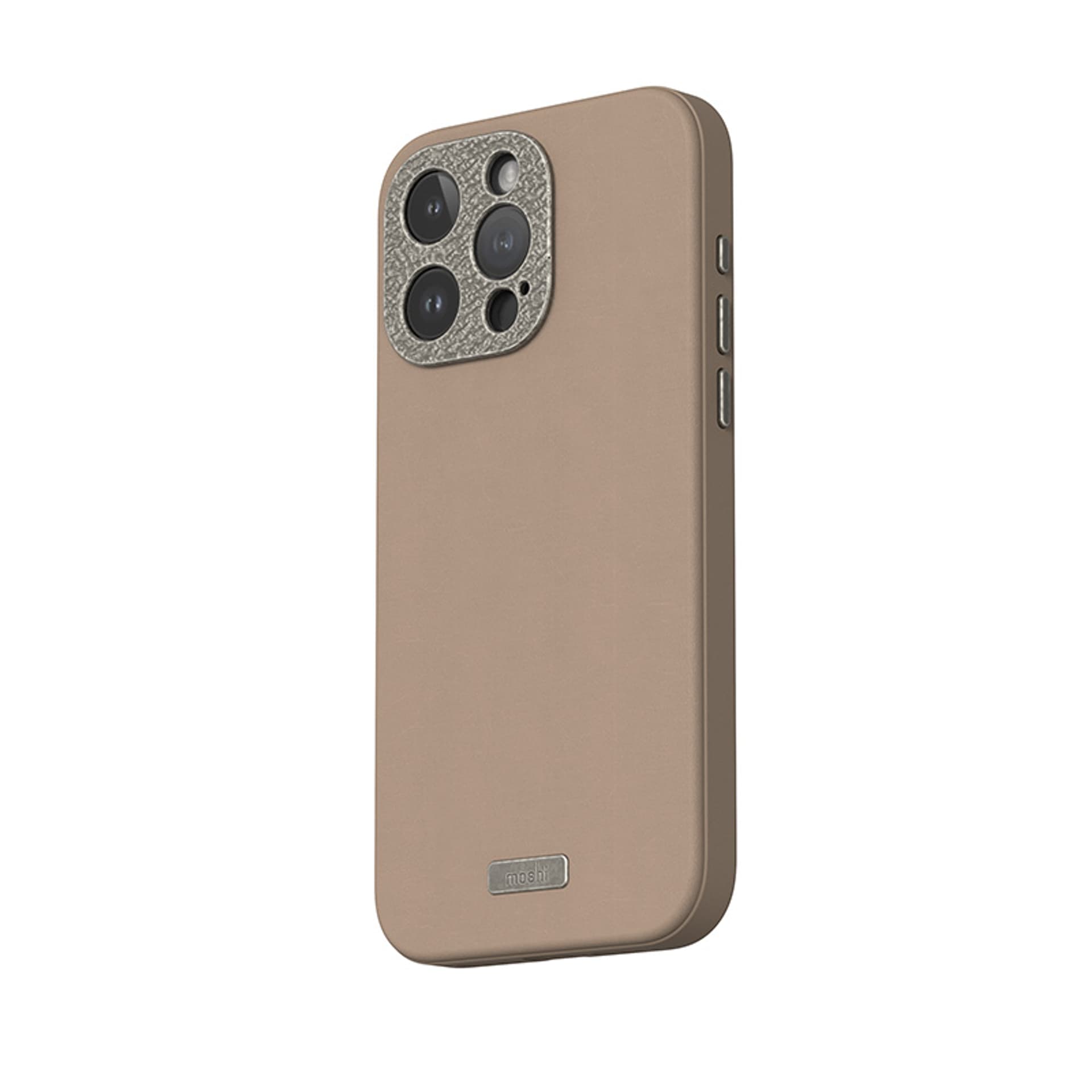 

Moshi Napa MagSafe - Skórzane etui iPhone 15 Pro Max (Woodsmoke Brown)