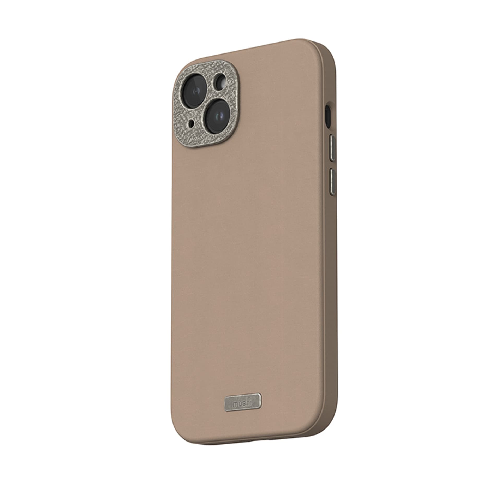

Moshi Napa MagSafe - Skórzane etui iPhone 15 Plus (Woodsmoke Brown)