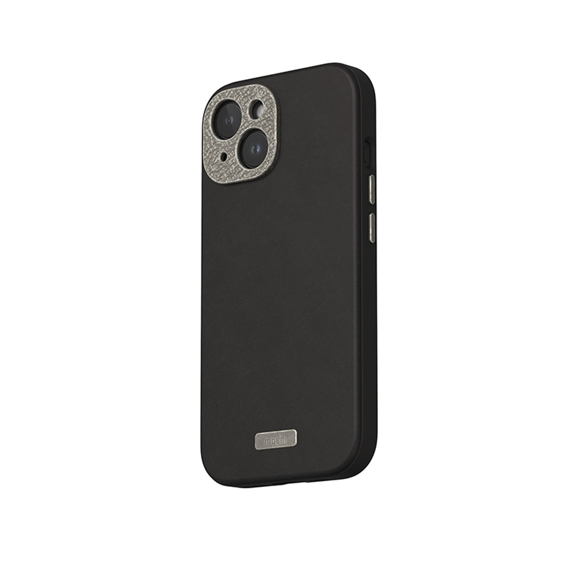 

Moshi Napa MagSafe - Skórzane etui iPhone 15 (Midnight Black)