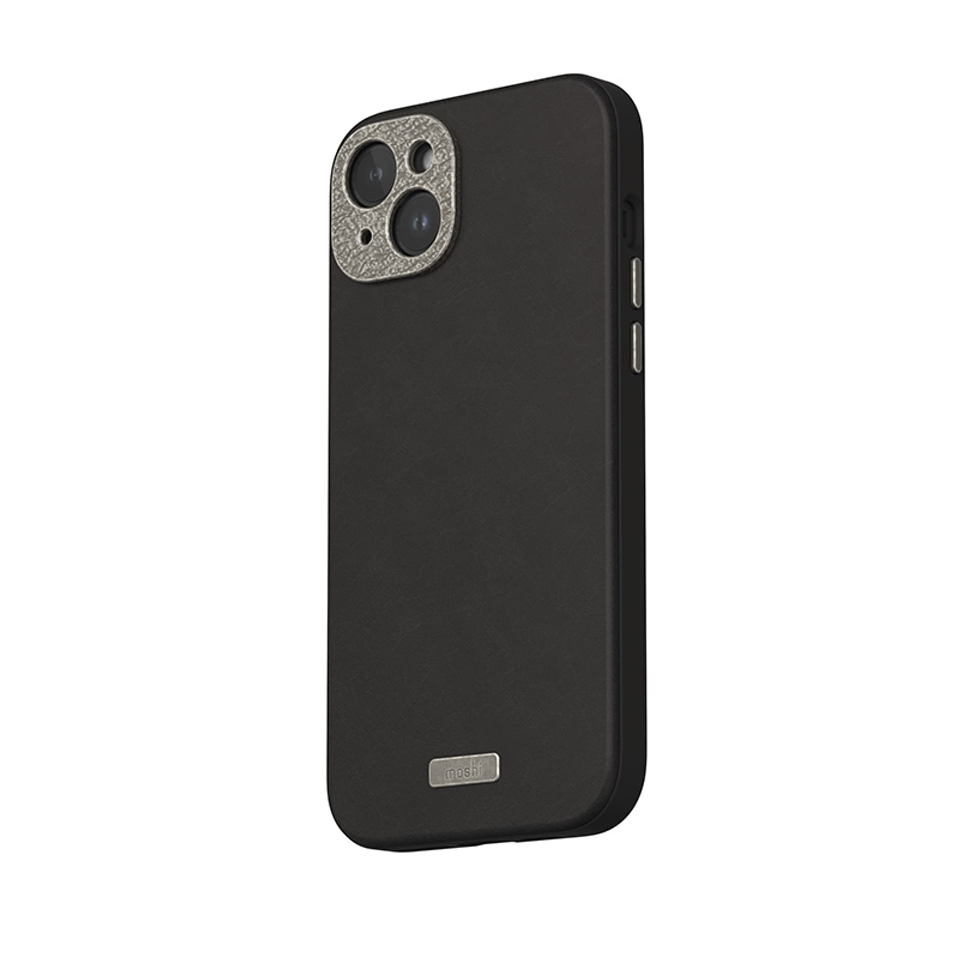 

Moshi Napa MagSafe - Skórzane etui iPhone 15 Plus (Midnight Black)