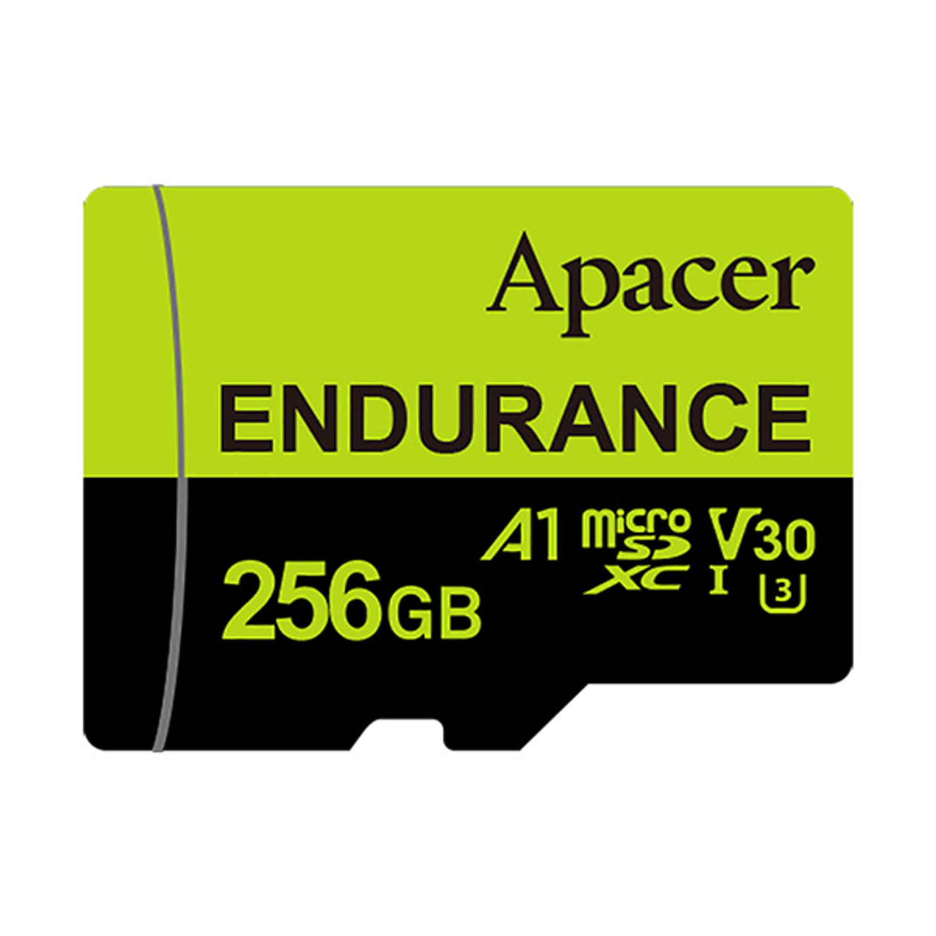 

Apacer Karta pamięci Endurance, 256GB, micro SDXC, AP256GEDM1D05-R, UHS-I U3 (Class 10), V30, A1, Class 10)/v30/a