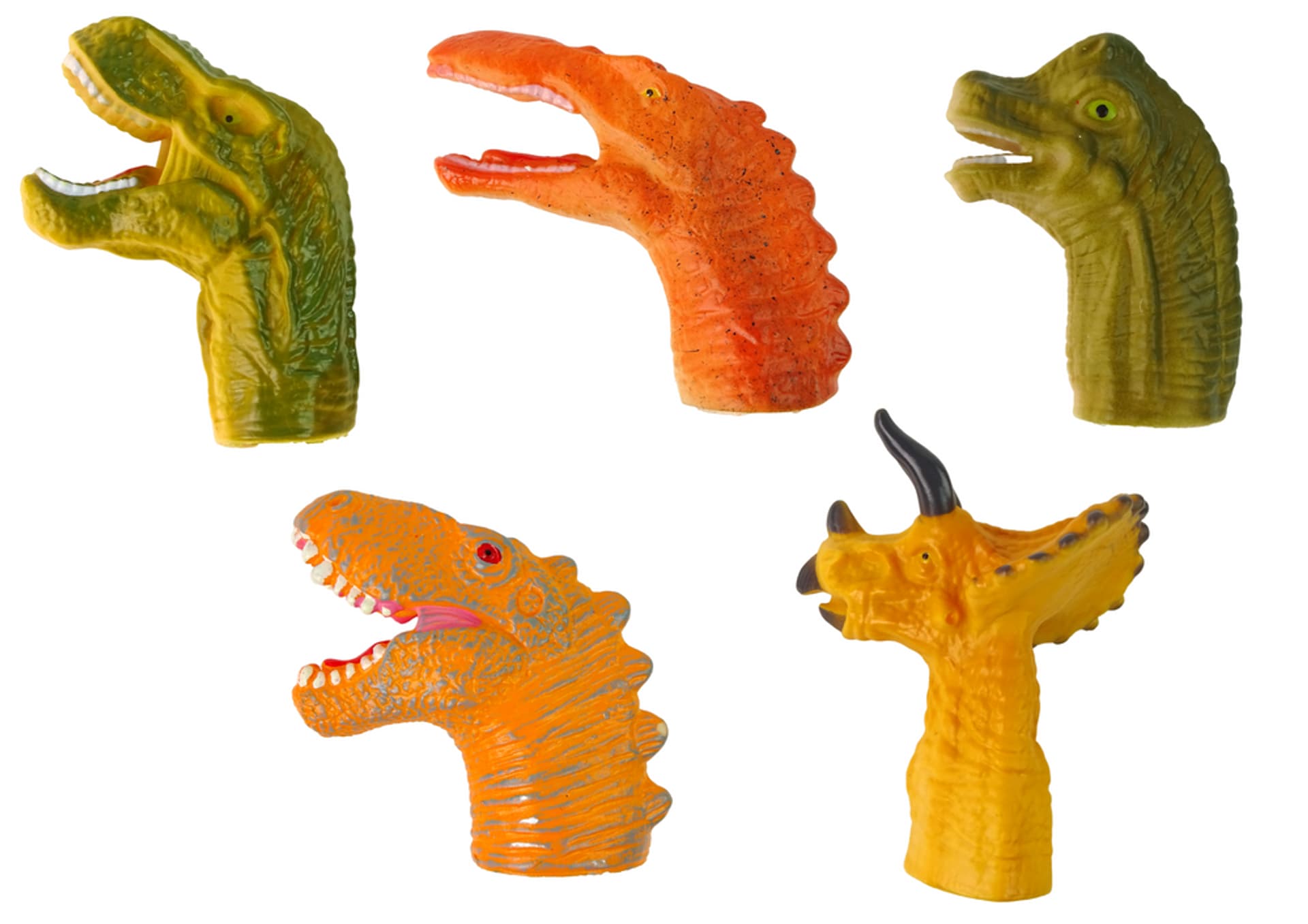 

Pacynki na Palce Dinozaury Zwierzęta 5 Szt.