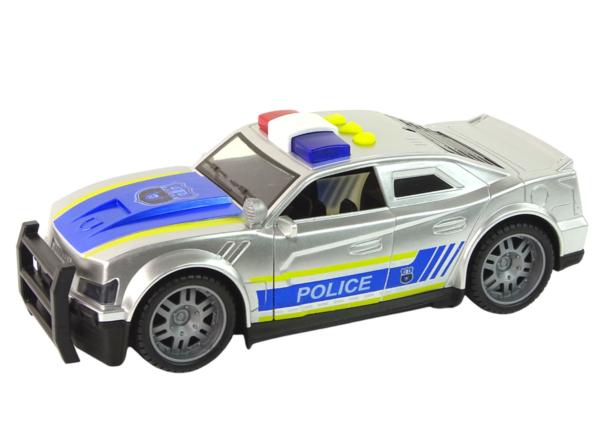 

Auto Policja 1:14 Światła Dźwięki Srebrne