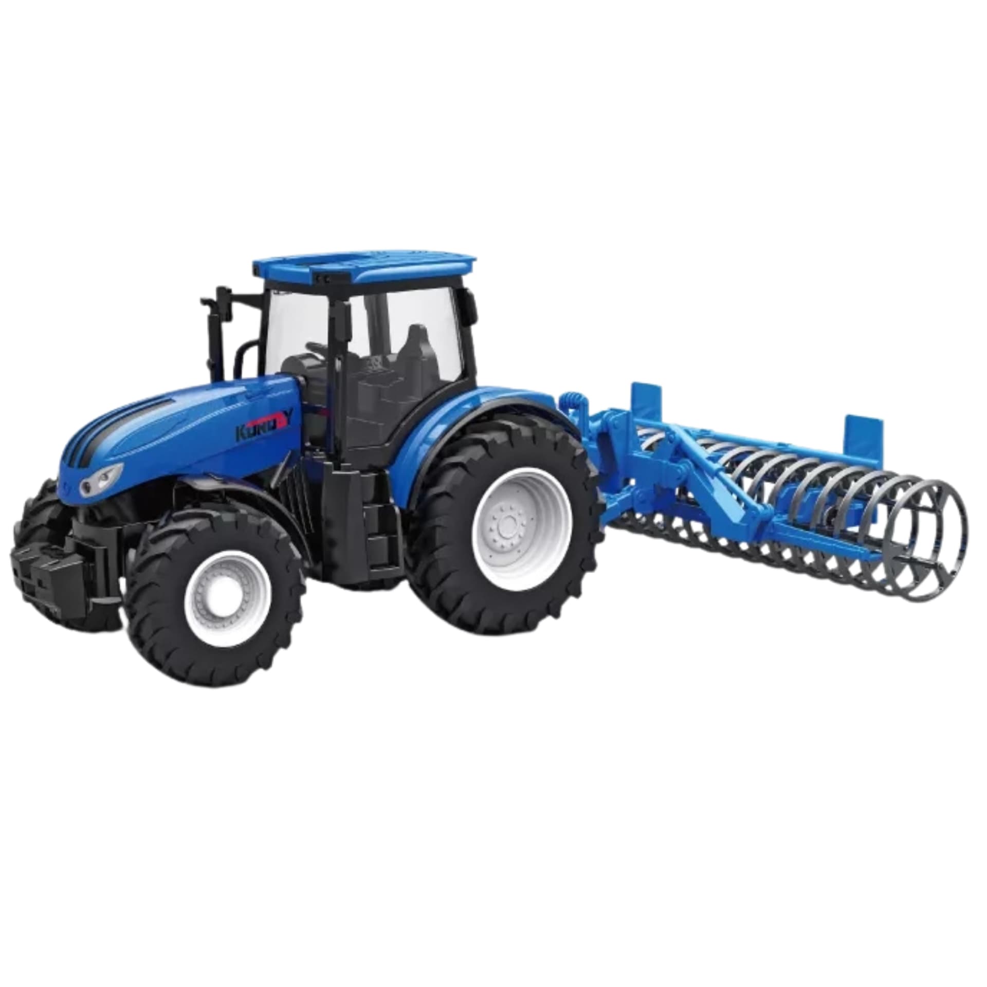 

TRAKTOR ZDALNIE STEROWANY Z PRZYCZEPĄ NA PILOT LED CIĄGNIK ROLNICZY DUŻY