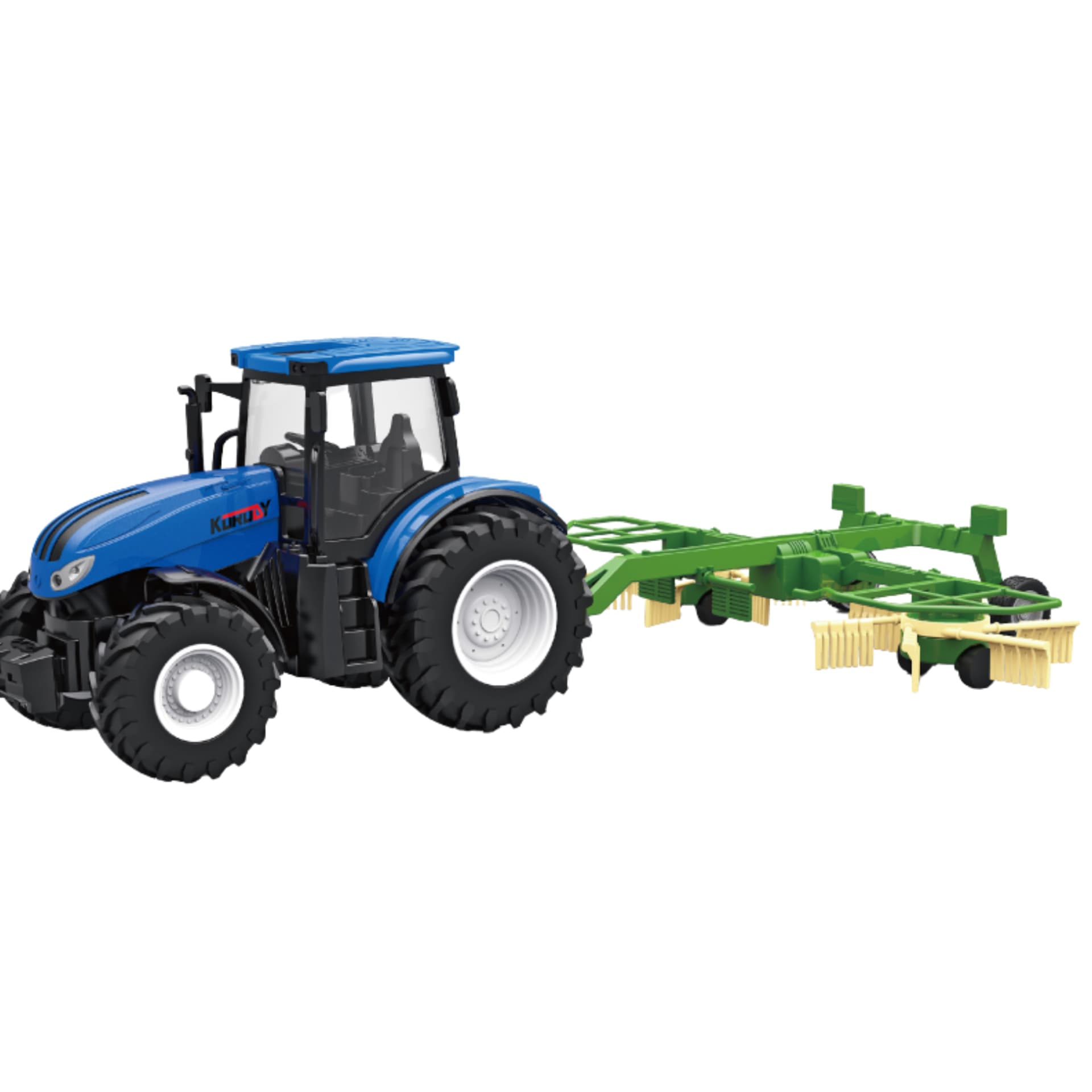 

TRAKTOR ZDALNIE STEROWANY Z PRZYCZEPĄ CIĄGNIK ROLNICZY NA PILOT LED DUŻY