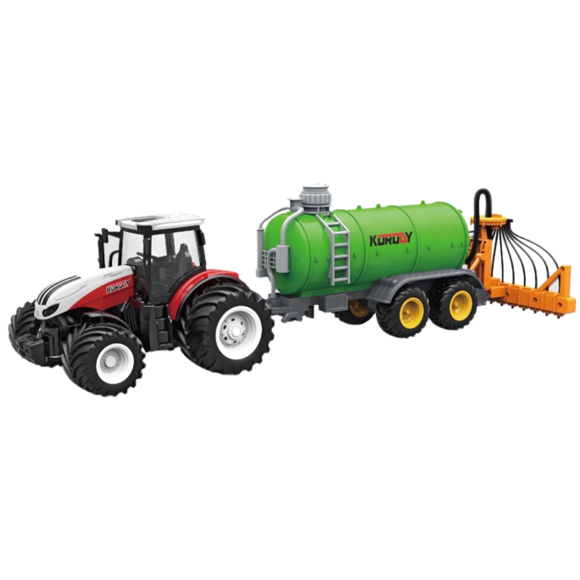 

TRAKTOR ZDALNIE STEROWANY Z PRZYCZEPĄ NA PILOT DLA DZIECI ŚWIATŁO CIĄGNIK