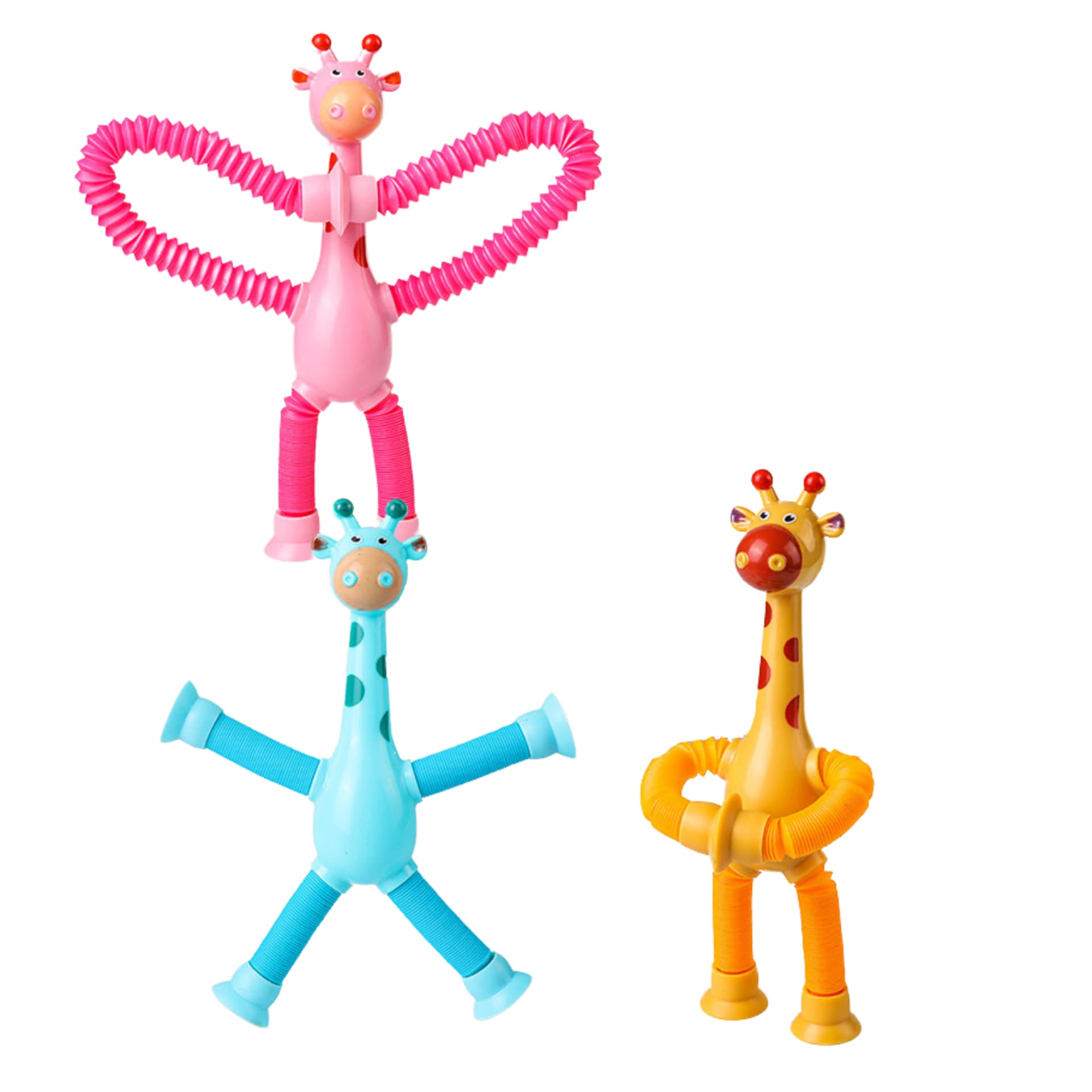 

ROZCIĄGAJĄCE SENSORYCZNA ANTYSTRESOWA PRZYSSAWKA FIDGET RURKI TUBY POP LED