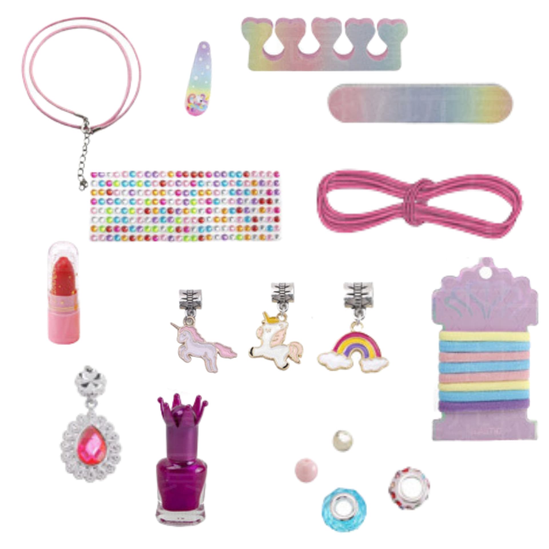 

ZESTAW DO ROBIENIA BIŻUTERII BRANSOLETEK DIY KORALIKI CHARMS MAKEUP LAKIERY