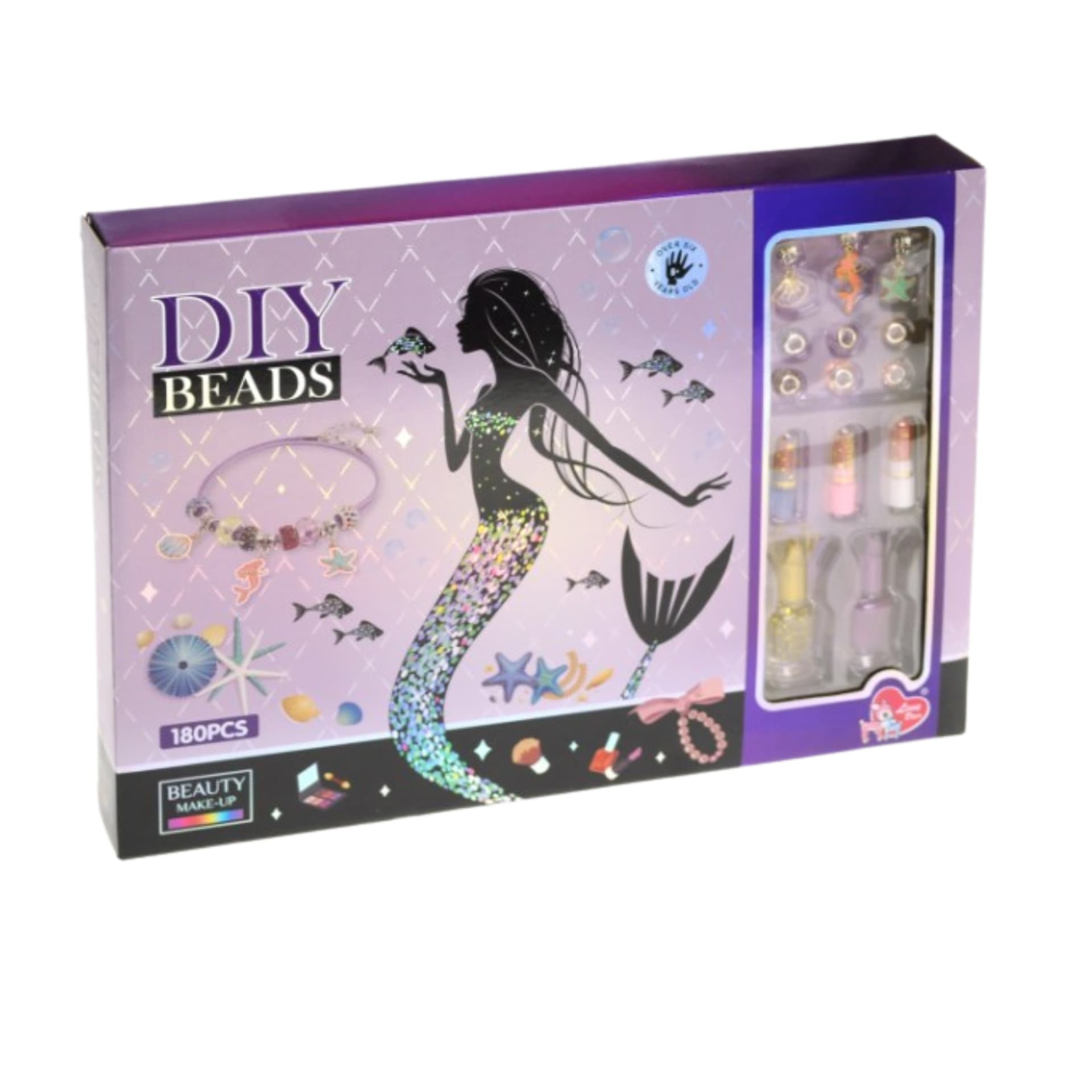 

ZESTAW DO ROBIENIA BIŻUTERII BRANSOLETEK DIY KORALIKI CHARMS MAKEUP LAKIERY