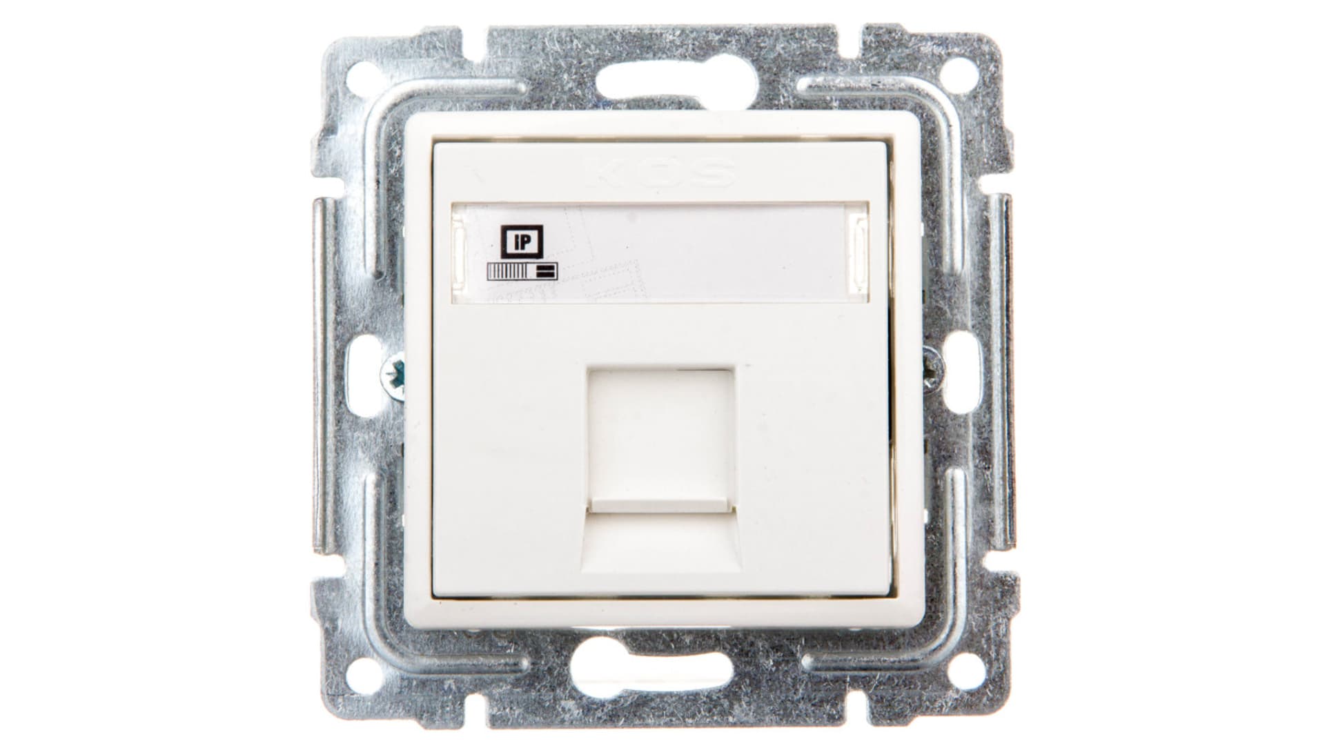 

VENA Gniazdo komputerowe pojedyncze RJ45 kat.5e nieekranowane białe 510465